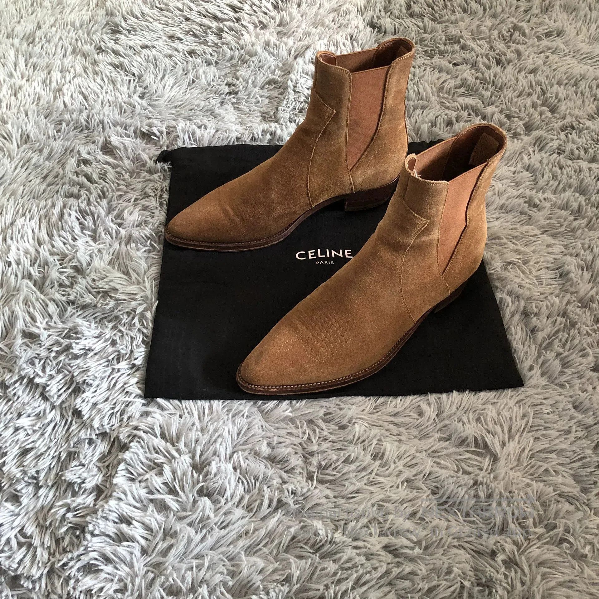 Hedi Slimane Celine 19FW Camargue Suede Chelsea Boots. Size US 10 / EU 43 - 1 Thumbnail