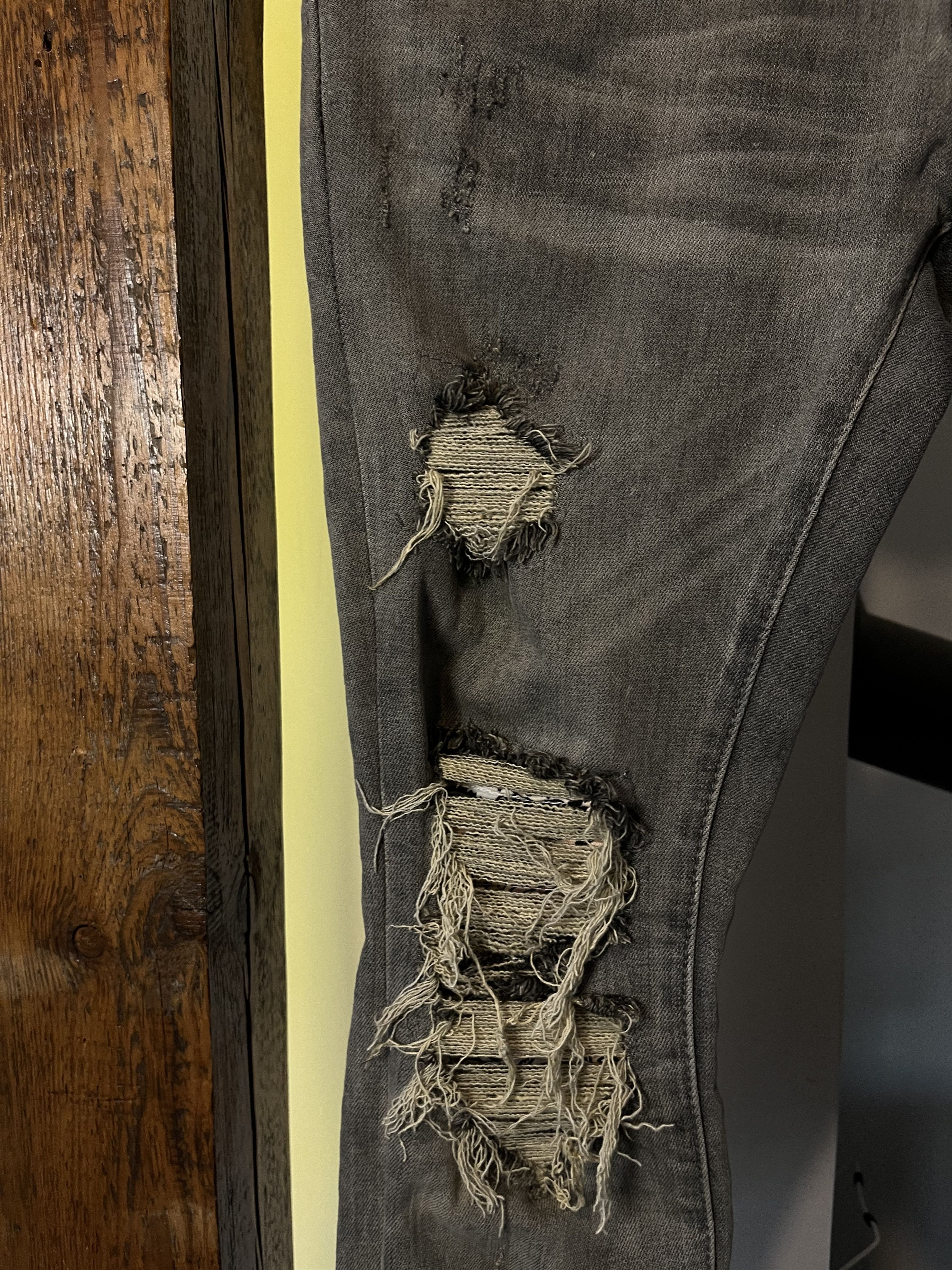 Japanese Brand × MNML × Vintage MNML Distressed Skinny Denim Jeans Y2K Vintage Japan Style Size US 31 - 3 Thumbnail