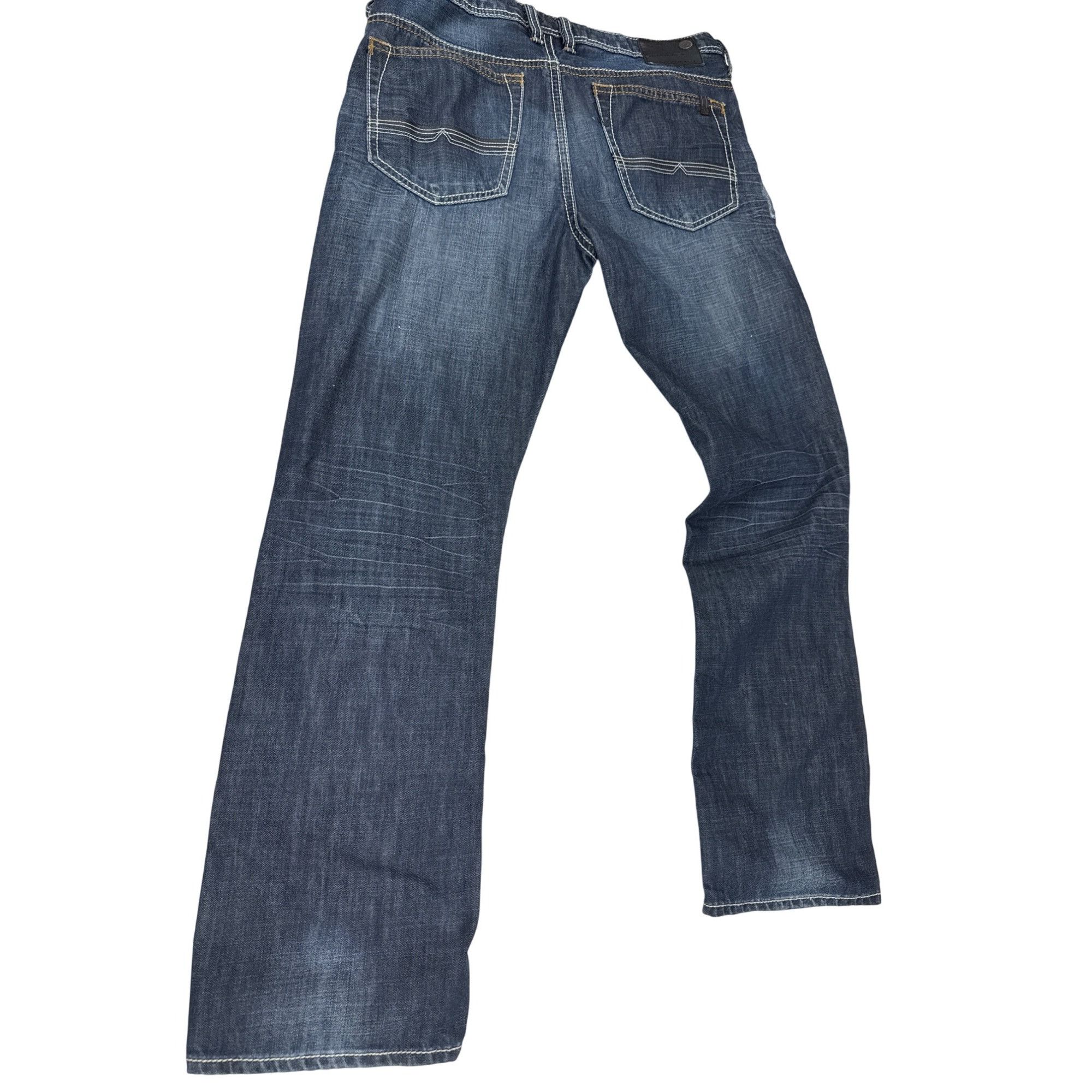 Buffalo David Bitton Buffalo David Bitton Mens Blue Denim Jeans 34W x 32L SKU 741 Size US 34 / EU 50 - 13 Thumbnail