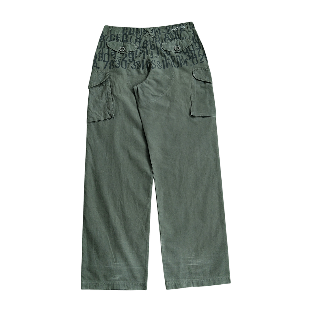 Akademiks × If Six Was Nine 🔥RARE🔥 Y2k Akademiks Stadium Division Trousers Cargo Pants Size US 34 / EU 50 - 1 Thumbnail