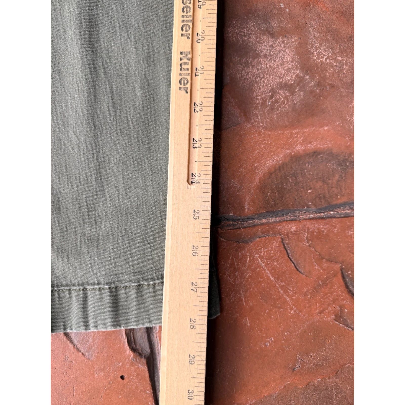 J.Crew J.CREW 484 Slim Straight Stretch Chino Pants Mens 32x30 Olive Green Navy? Green Size US 32 / EU 48 - 7 Thumbnail