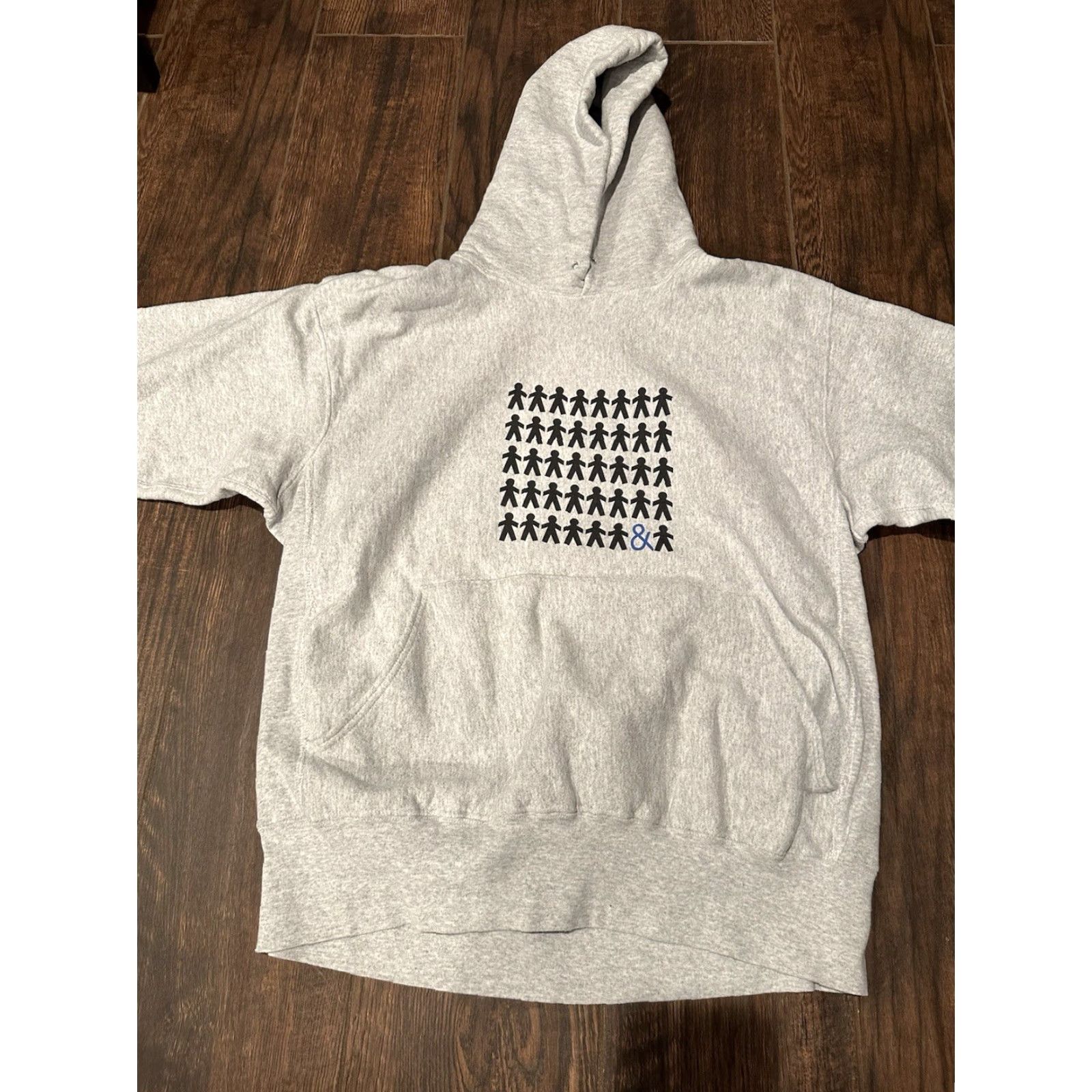 Lee VINTAGE Lee Cross Grain Reverse Weave Hoodie Sweatshirt XL Gray 90s Reversible Mens Size US XL / EU 56 / 4 - 4 Thumbnail