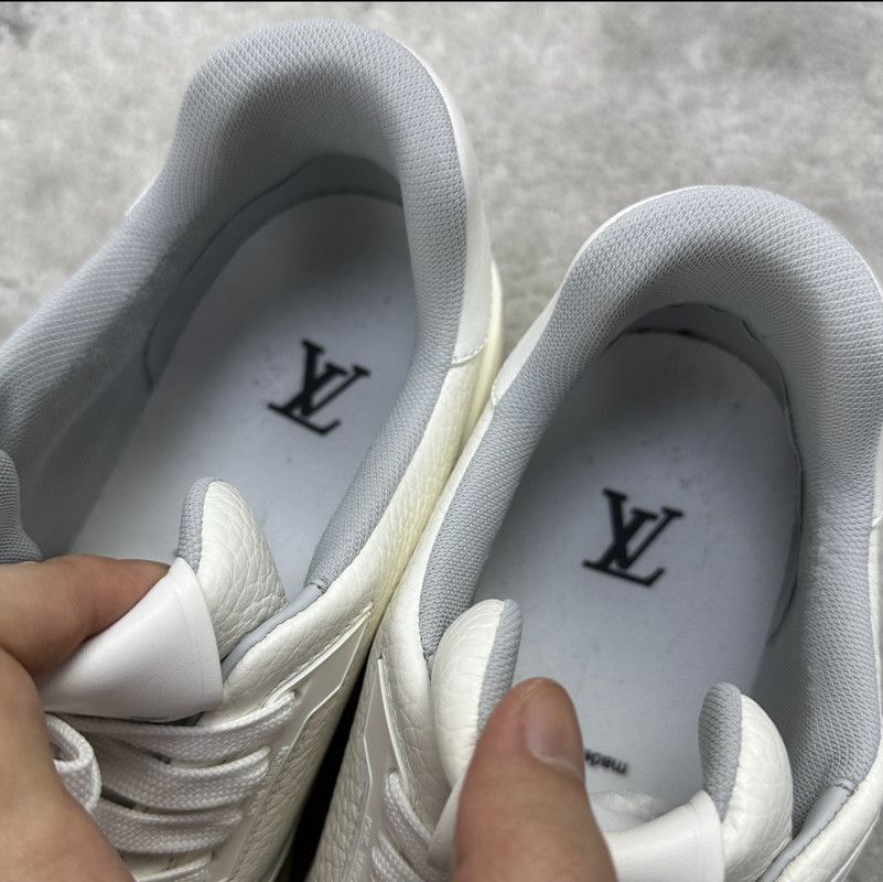 Louis Vuitton Louis Vuitton White Cement Low Top Sneakers - Size US 11 / EU 44 - 8 Thumbnail