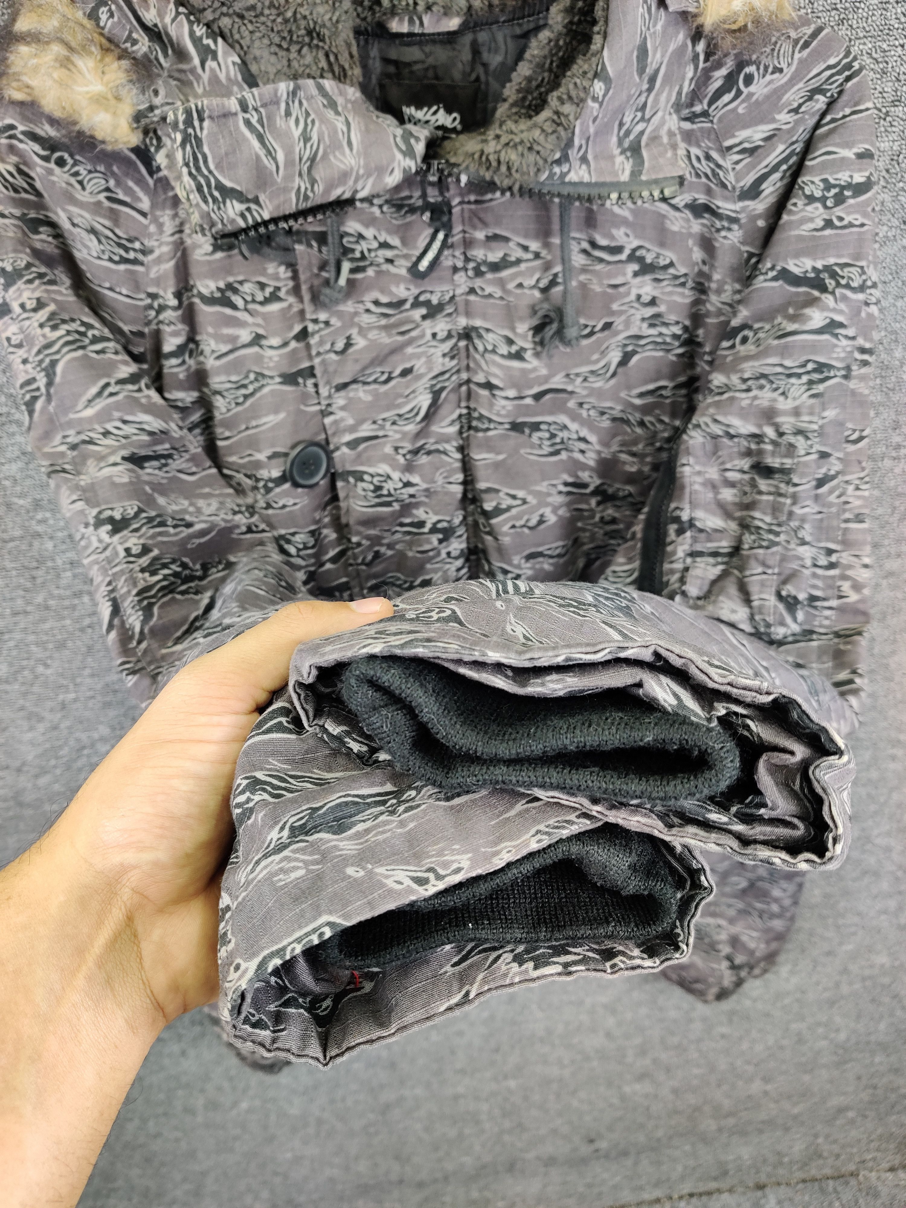 Mossimo Vintage Mossimo Sport Camouflage Flight Parka Fur Jacket Size US M / EU 48-50 / 2 - 16 Thumbnail