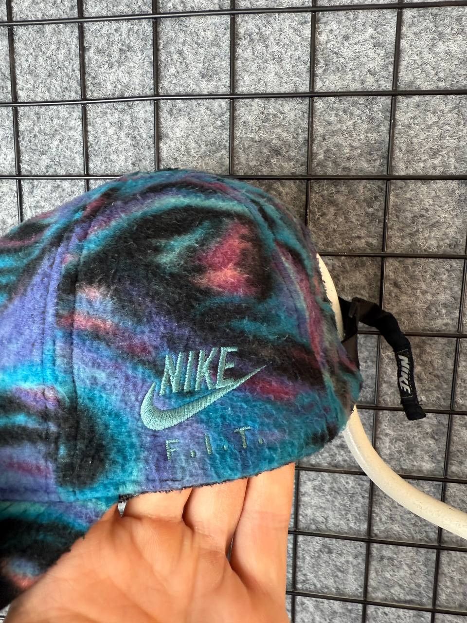 Nike Vintage Nike Fleece F.I.T 5 Panel Cap size L\XL Size ONE SIZE - 4 Thumbnail