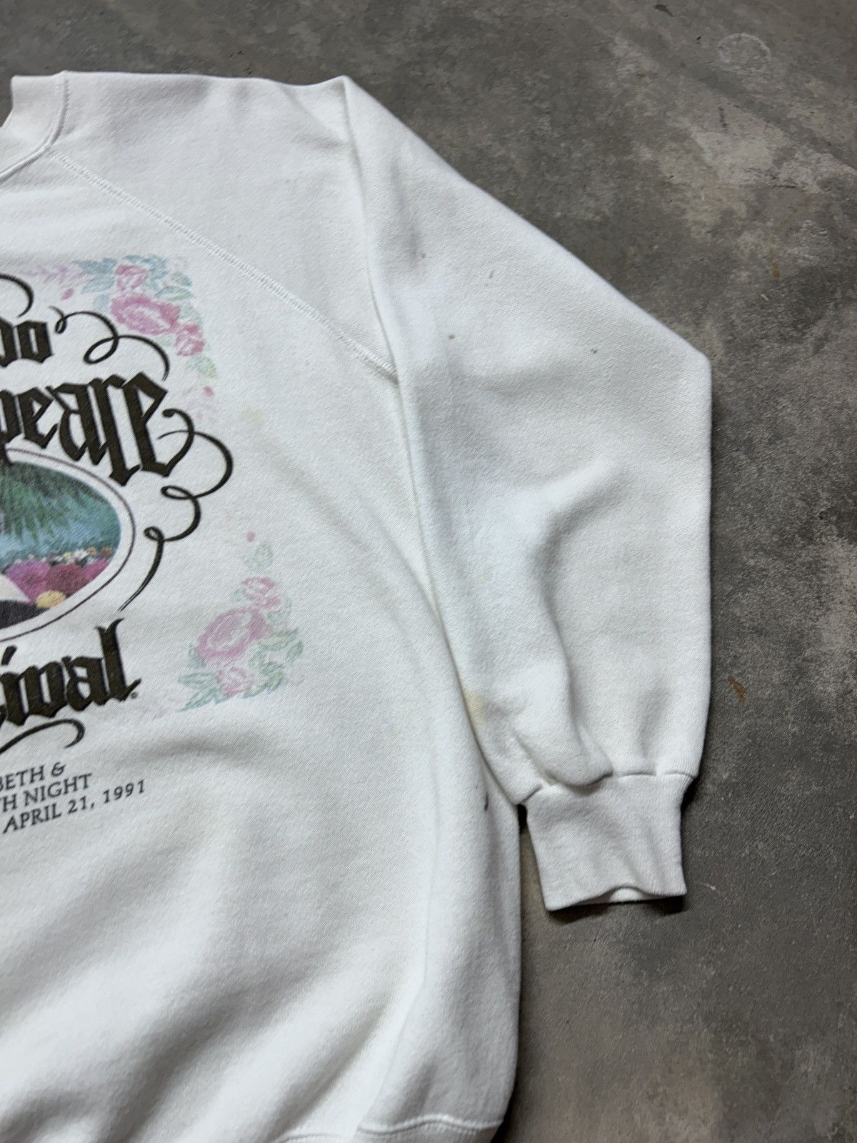 Hanes Vintage 80’s Orlando Shakespeare Festival Sweatshirt Size US M / EU 48-50 / 2 - 4 Thumbnail
