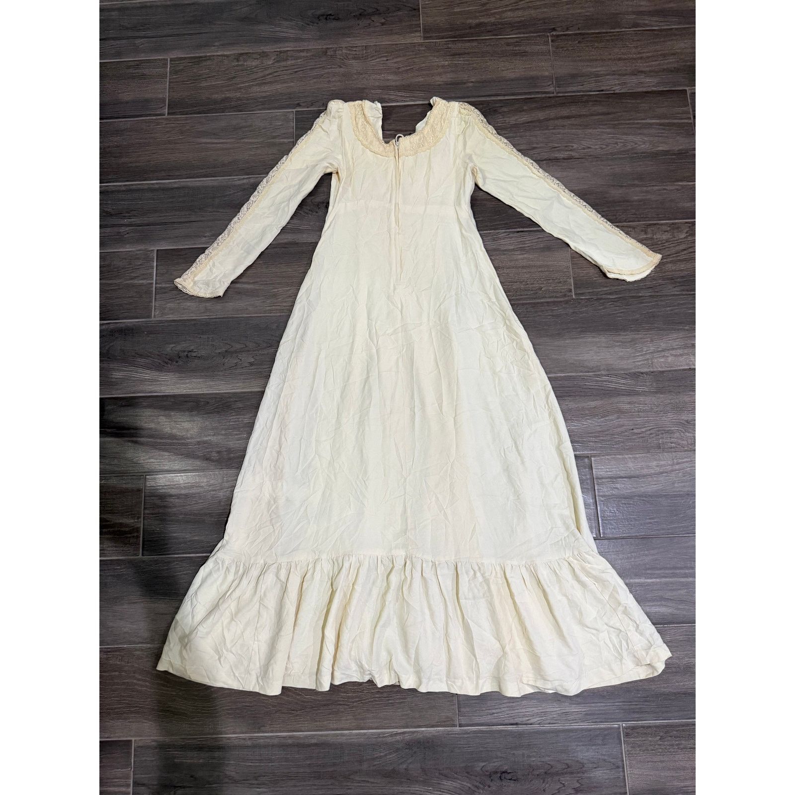 Vintage Vintage 70s Gunne Sax Jessica McClintock Prairie Dress Size M / US 6-8 / IT 42-44 - 7 Thumbnail