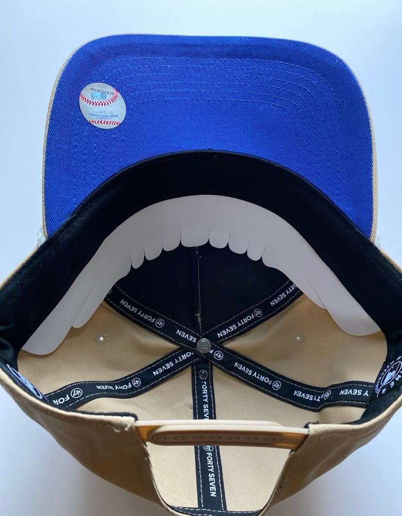 47 Brand LA Dodgers Core Classic Rope Beige Hitch Snapback Hat New! Size ONE SIZE - 6 Thumbnail