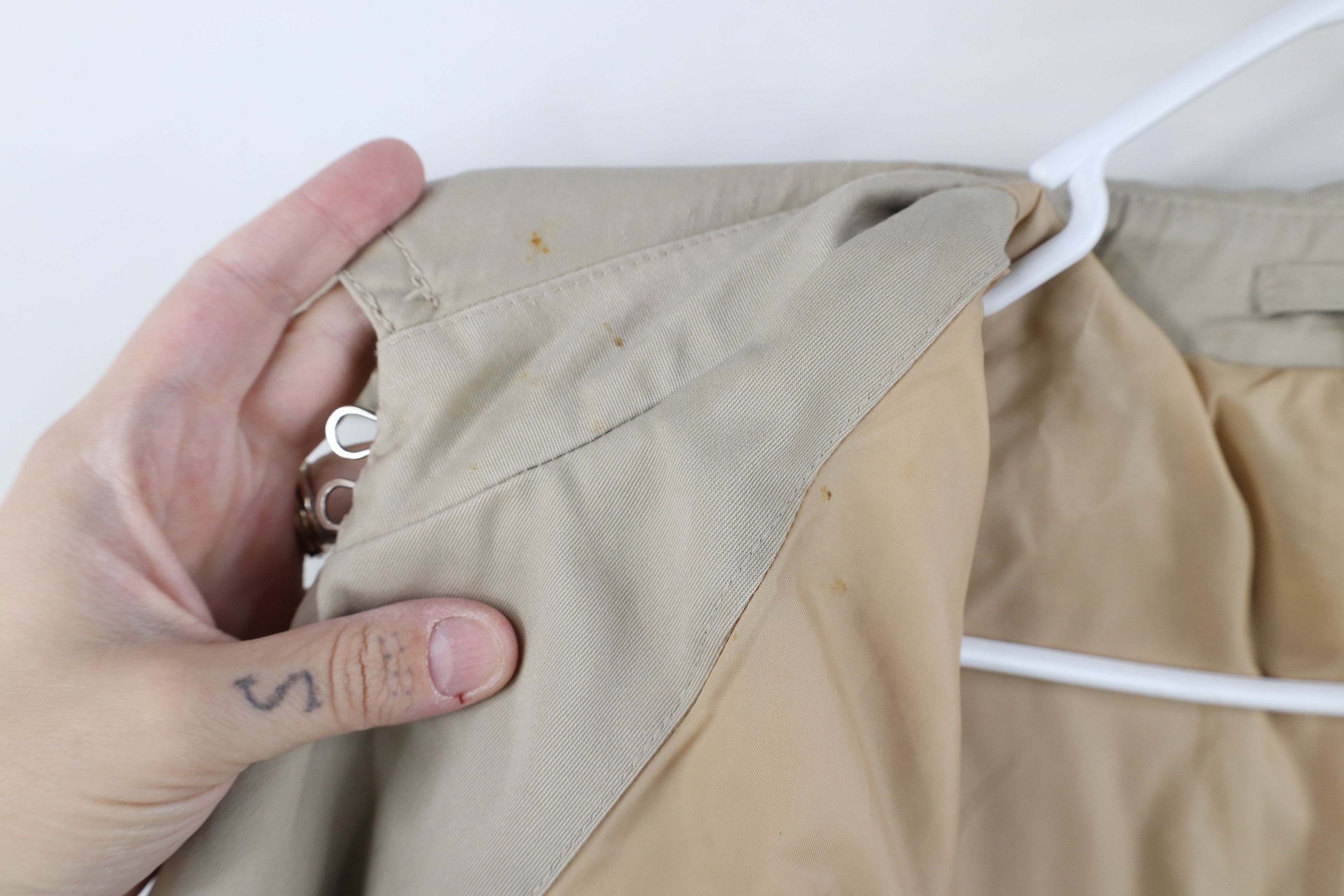 Vintage Vintage 80s 90s Streetwear Breasted Trench Coat Jacket Size US L / EU 52-54 / 3 - 11 Thumbnail