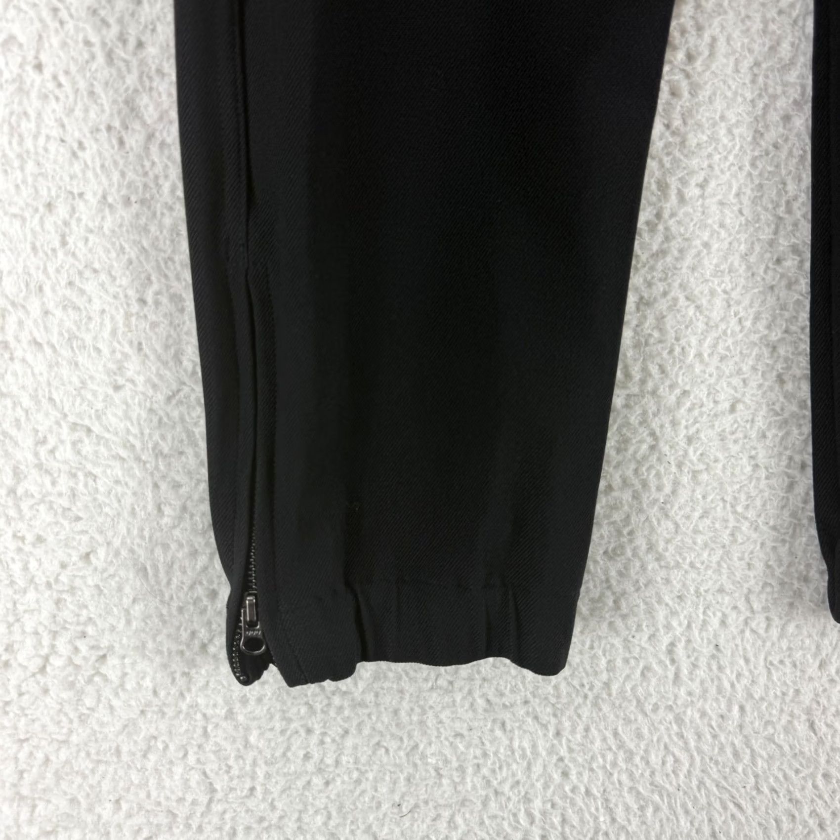 Vintage Lorna Jane Jogger Pants Womens XS Black Drawstring Ankle Zip Activewear Gym Pants Size 26" / US 2 / IT 38 - 4 Thumbnail