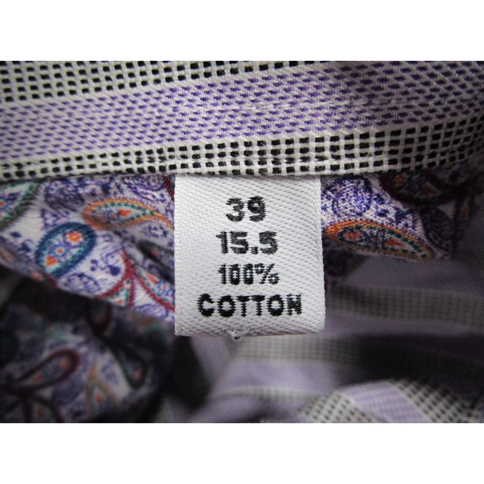 Robert Graham VINTAGE Robert Graham Dress Shirt Men 15.5 39 Purple Striped Cotton Long Sleeve Button Up Classic Fit Designer Size US L / EU 52-54 / 3 - 4 Thumbnail