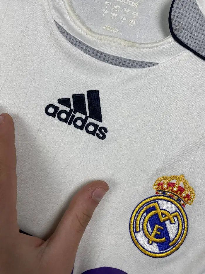 Adidas Vintage Real Madrid 2006 2007 Beckham #23 Home Shirt Jersey Size US S / EU 44-46 / 1 - 5 Thumbnail