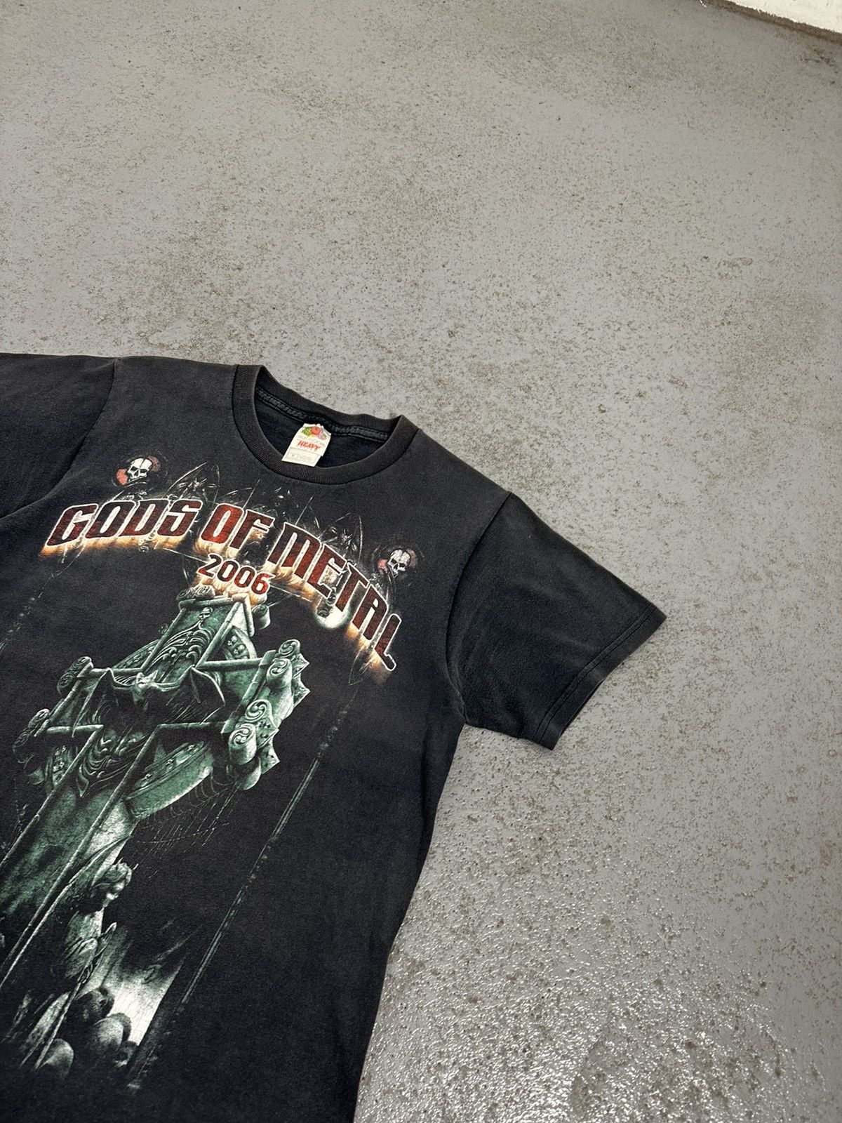 Band Tees Vintage 2006 Gods Of Metal Iron Maiden Deftones Korn T-Shirt Size US S / EU 44-46 / 1 - 4 Thumbnail