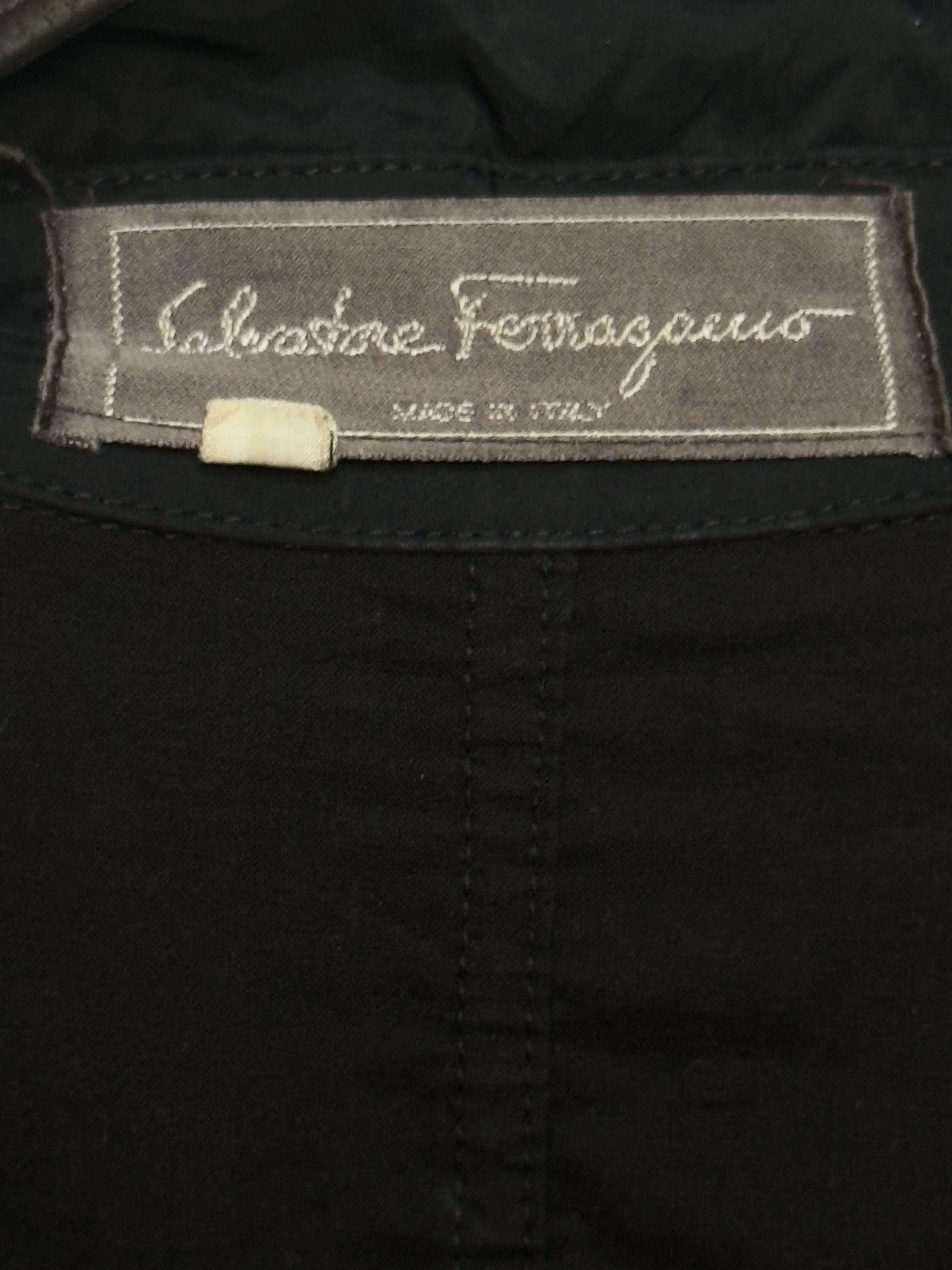 Salvatore Ferragamo 🔥 rare Salvatore Ferragamo nylon black coat jacket size L Size L / US 10 / IT 46 - 9 Thumbnail