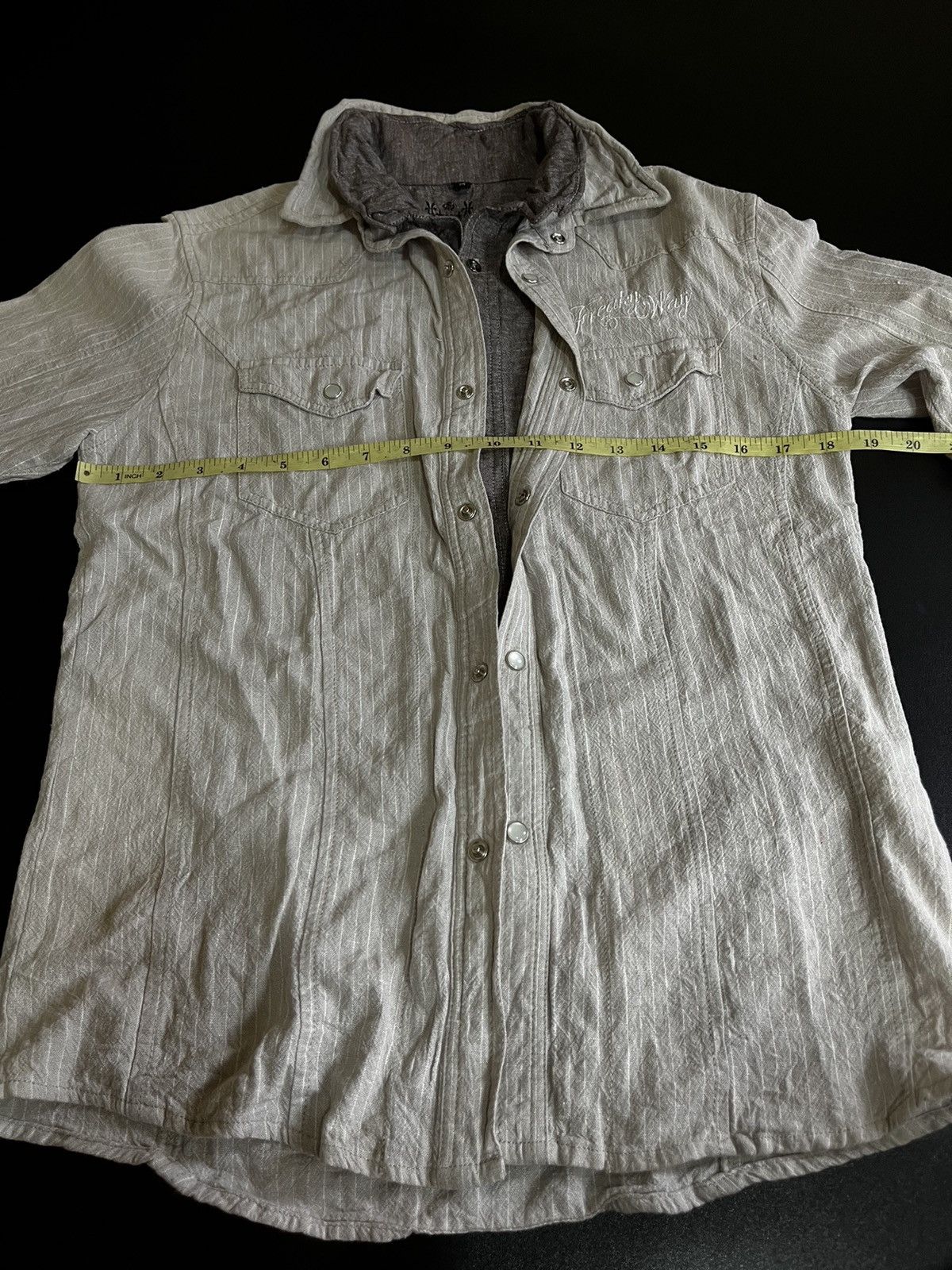 If Six Was Nine × Japanese Brand × Le Grande Bleu (L.G.B.) crazy gothic freakyaway double layer shirts japan Size US M / EU 48-50 / 2 - 9 Thumbnail