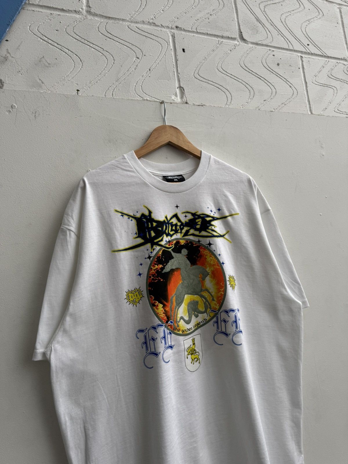 Drain Gang Drain Gang GTB Bladee Martyr Tour T-Shirt In White Size US XXL / EU 58 / 5 - 4 Thumbnail