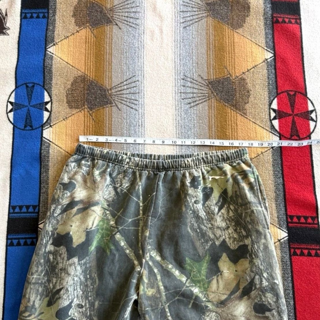 Jerzees VINTAGE Jerzees Sweatpants Camo XL Hunting Gym Workout Lift Mossy Oak 90s Mens Size US 36 / EU 52 - 7 Thumbnail