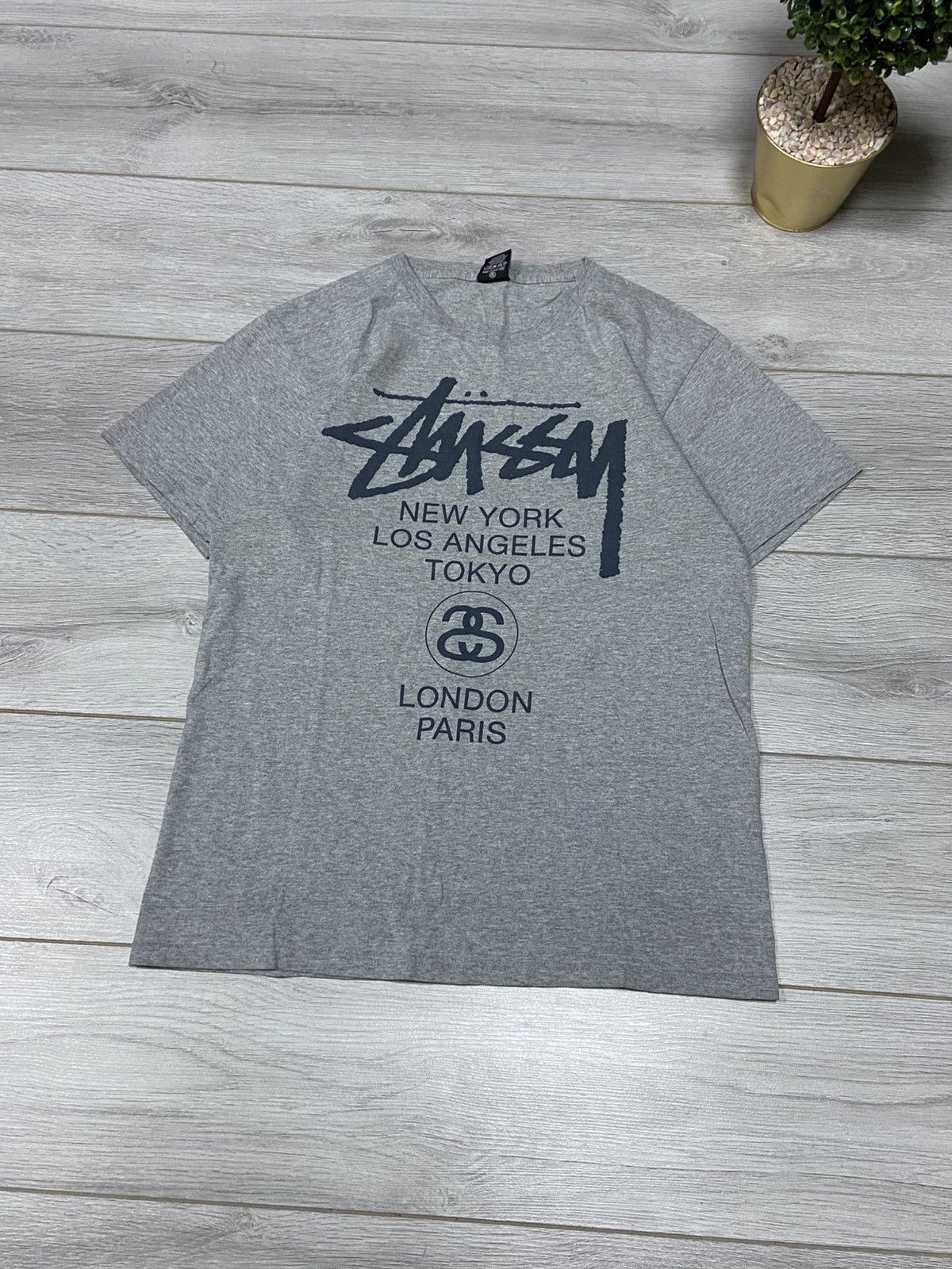 Stussy Stussy USA vintage 1990 t-shirt big logo Y2K Size US M / EU 48-50 / 2 - 3 Thumbnail