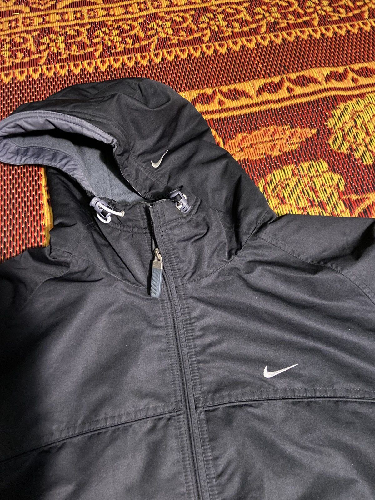 Nike Vintage Y2K Nike Triple Swoosh Parka Jacket Size US L / EU 52-54 / 3 - 3 Thumbnail
