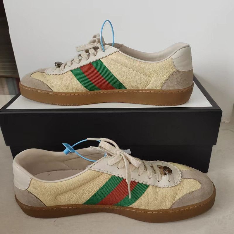 Gucci Gucci Leather Bee Fashion Sneakers for All - Size US 11 / EU 44 - 8 Thumbnail