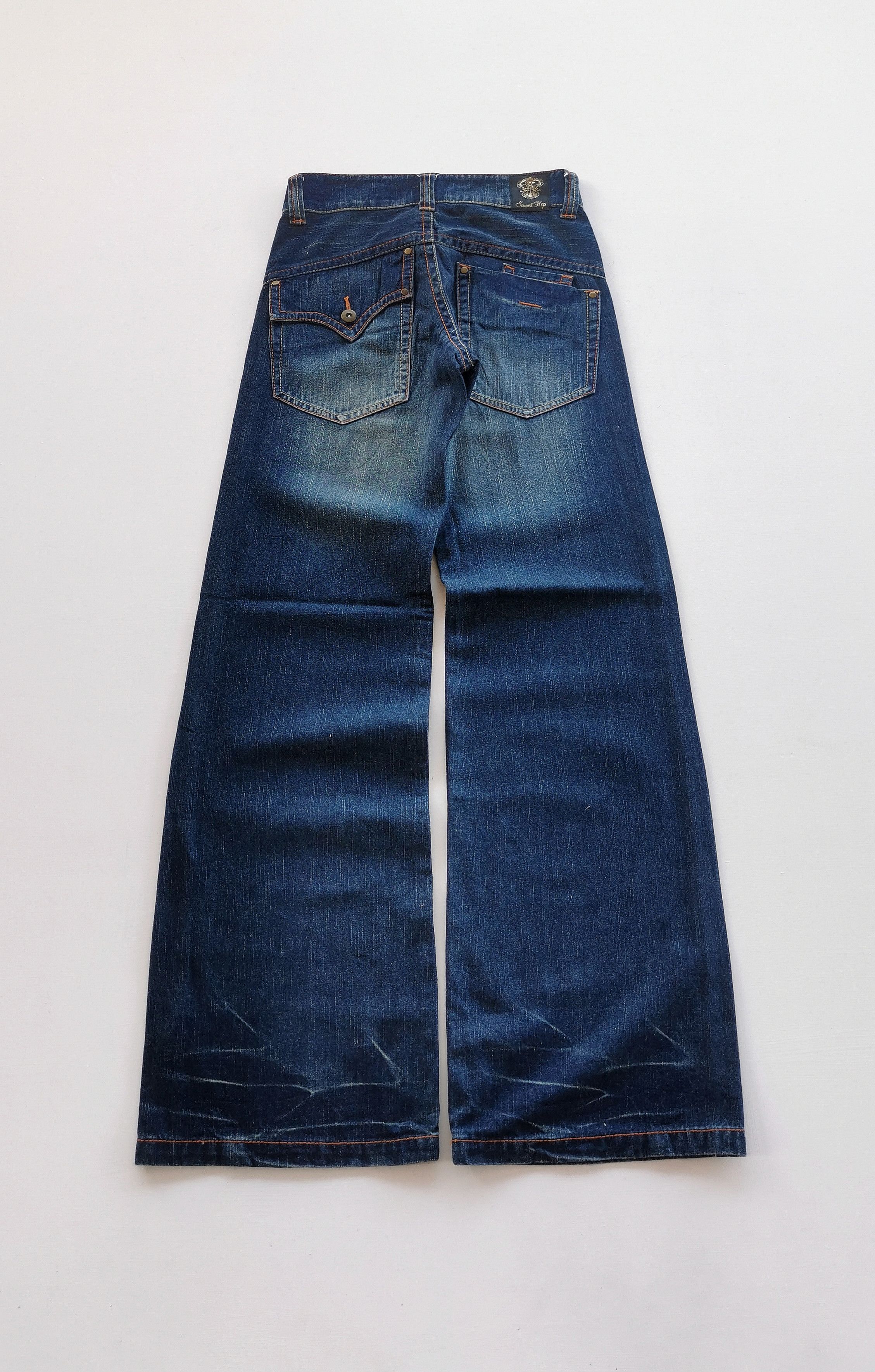 If Six Was Nine Sweet Up Flare Denim Jeans Size US 27 - 4 Thumbnail