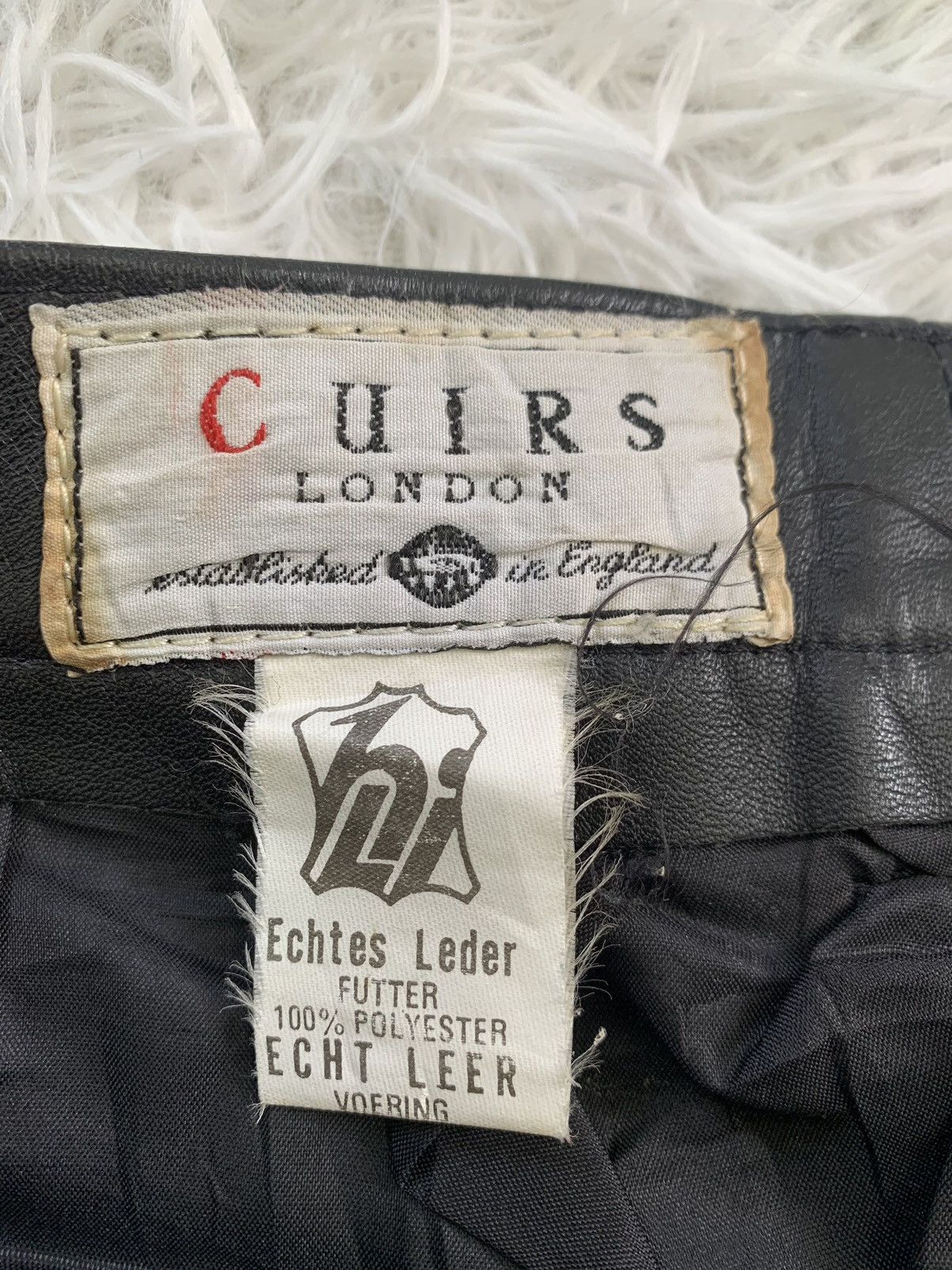 Leather Cuirs London Leather Pant Skull Button Size US 28 / EU 44 - 13 Thumbnail