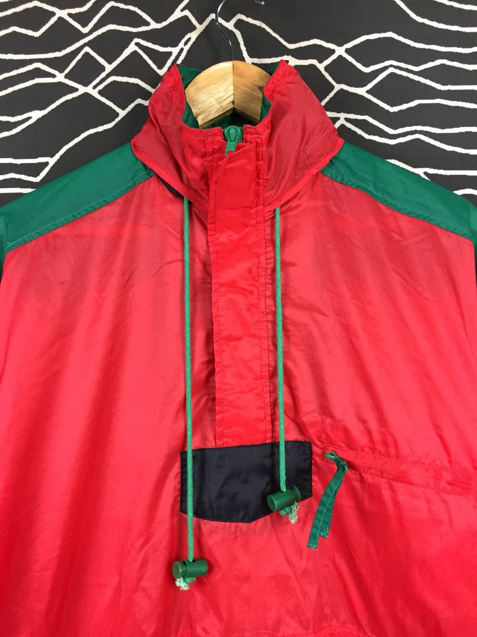 Vintage Vtg 90s IT'S AMERICAN Pullover Windbreaker Jacket Size US L / EU 52-54 / 3 - 3 Thumbnail