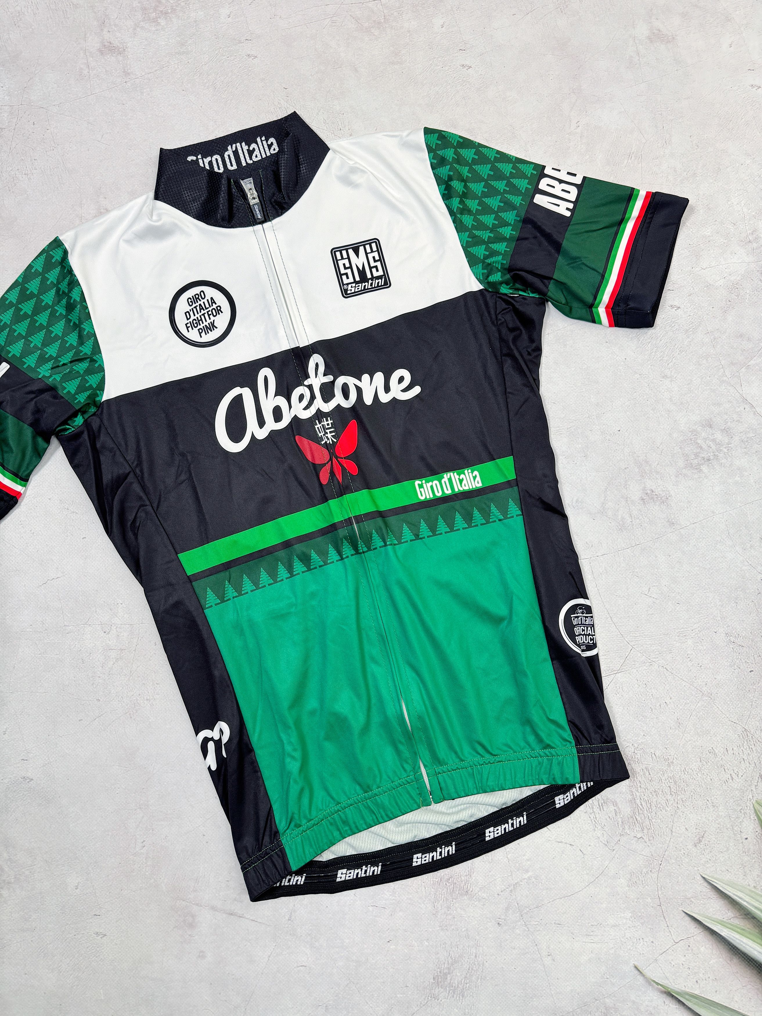 Sports Specialties Santini Cycling Jersey Abetone Giro D'Italia Fight for Pink Size US M / EU 48-50 / 2 - 4 Thumbnail