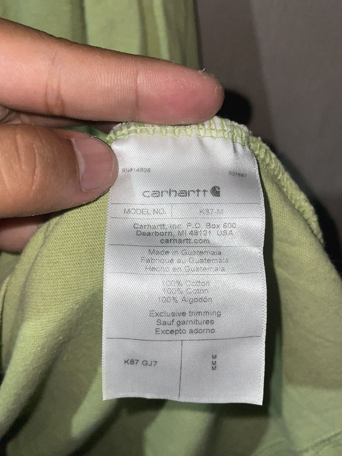 Carhartt Carhartt K-87 Size US L / EU 52-54 / 3 - 3 Thumbnail