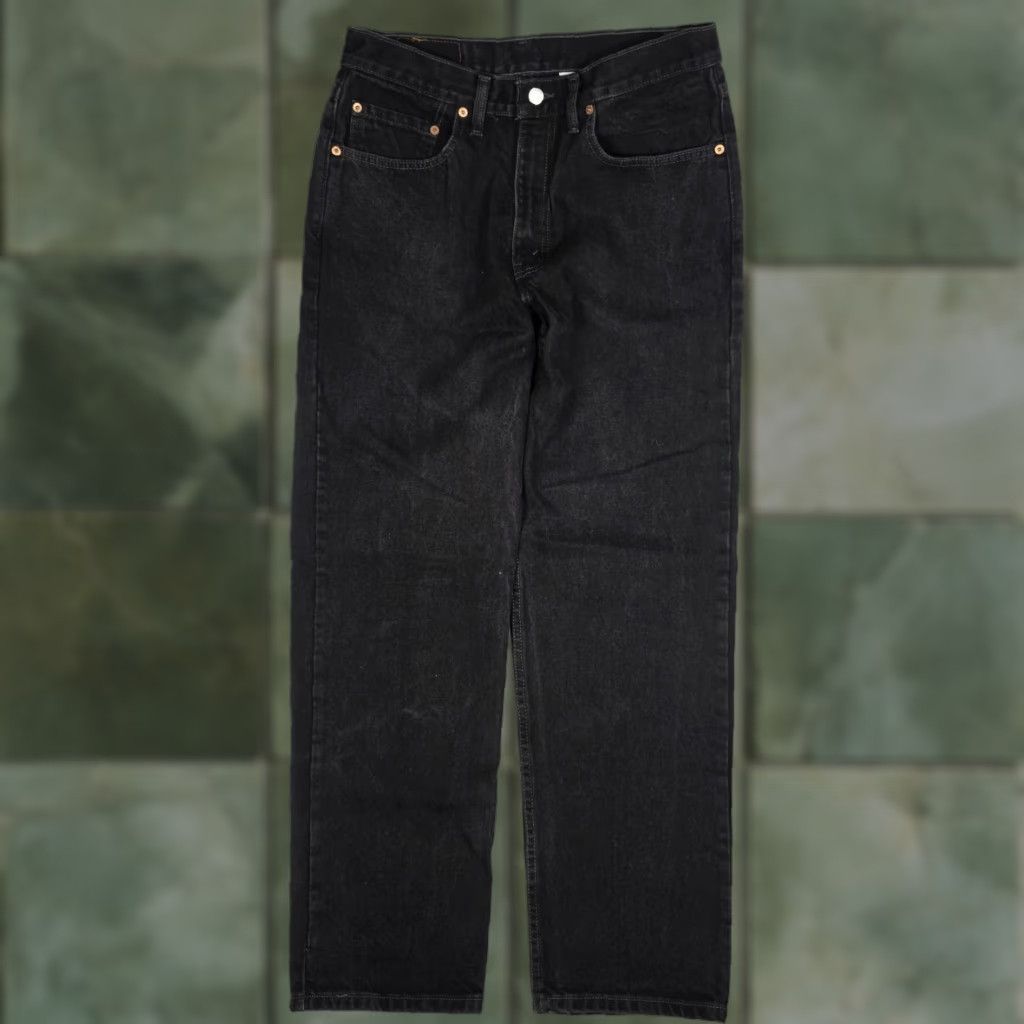 Levi's VINTAGE Levi's 550 Jeans Mens 33 Inseam 31 Black Relaxed Tapered Canada 90s Mens Jeans Size US 33 - 1 Thumbnail