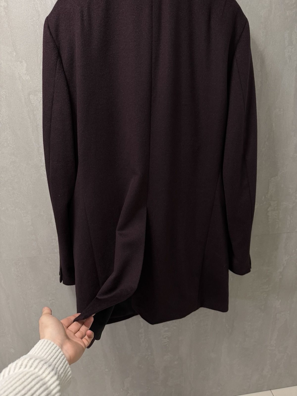 Allsaints AllSaints wool manor coat jacket dark garnet size S-M Size US S / EU 44-46 / 1 - 11 Thumbnail