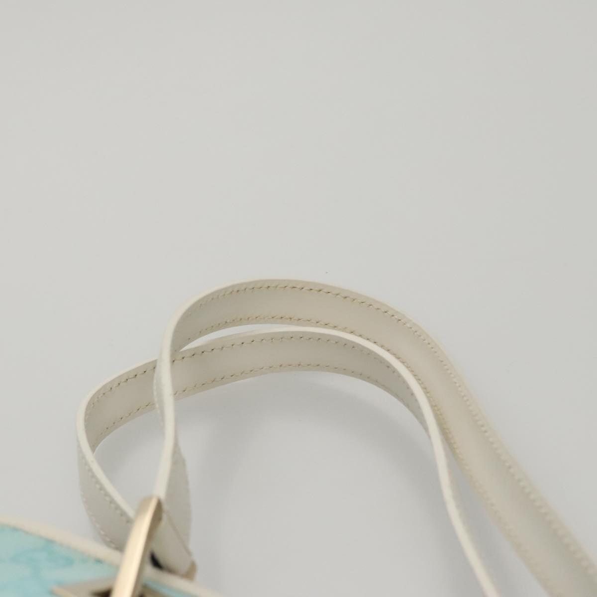 Gucci GUCCI GG Canvas Tote Bag Light Blue Size ONE SIZE - 9 Thumbnail