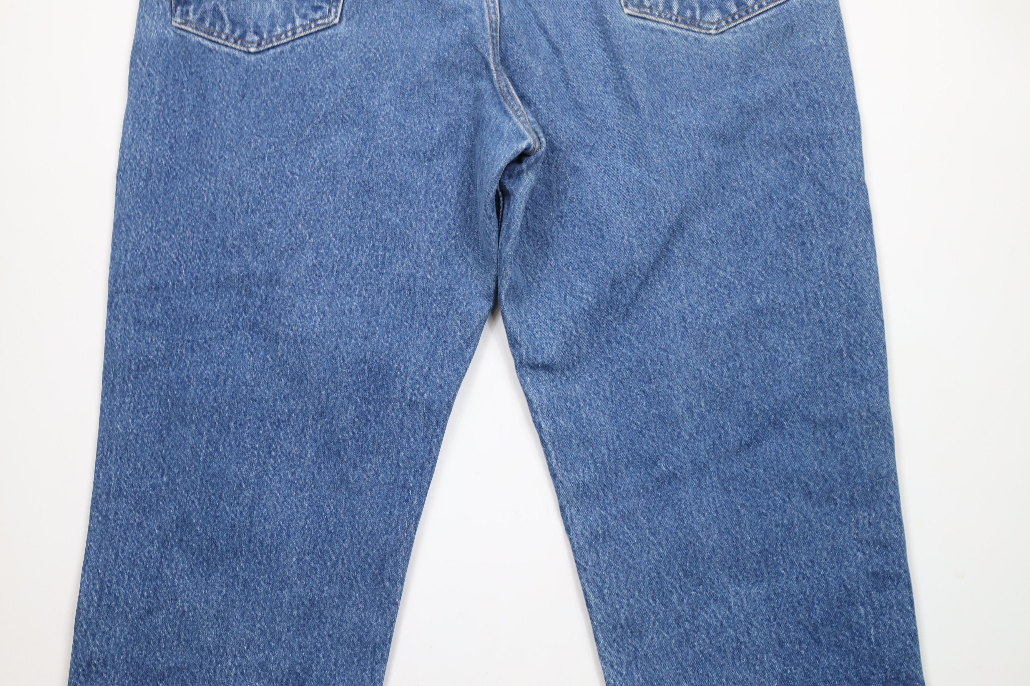 Carhartt × Vintage Vintage Carhartt Spell Out Traditional Fit Denim Jeans Blue Size US 42 / EU 58 - 11 Thumbnail