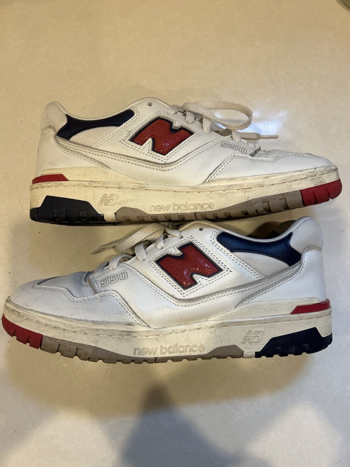 Aime Leon Dore × New Balance New Balance x Aimé Leon Dore 550 "White/Navy/Red" sneakers Size US 10 / EU 43 - 2 Thumbnail