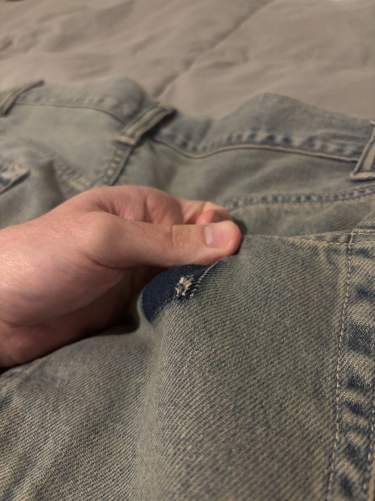 Carhartt Wip Landon Pant (Blue/Leather) Size US 31 - 8 Thumbnail