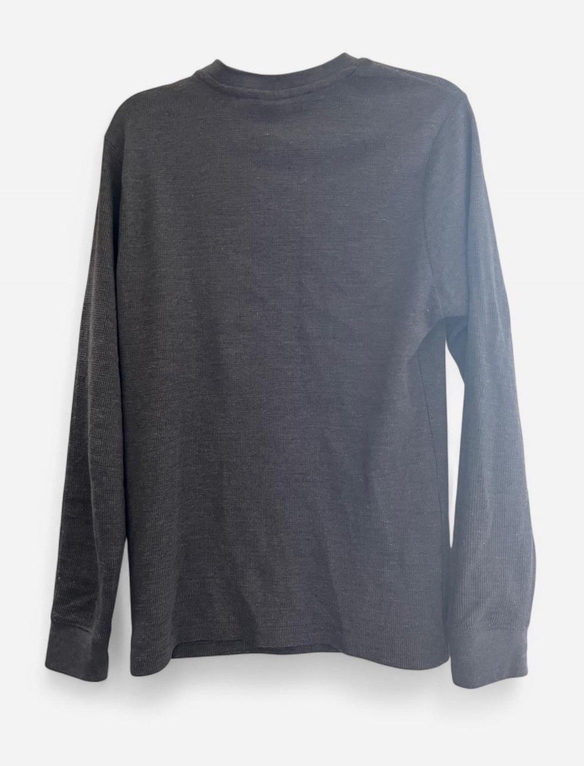 Japanese Brand × Vintage Grey long sleeve waffle knit with embroidery Size US M / EU 48-50 / 2 - 3 Thumbnail