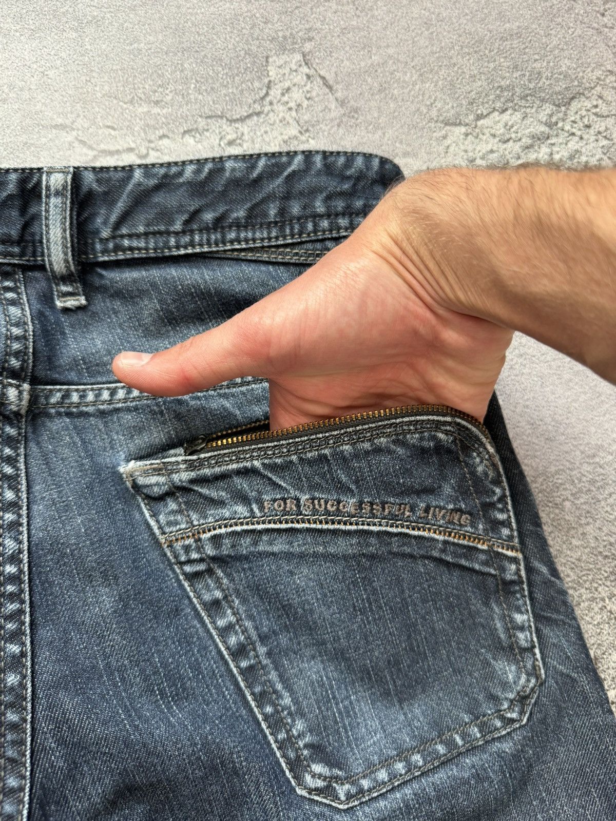 Diesel × Diesel Black Gold Diesel 28/32 POIAK wash 0088z denim pant trouser Jean chino Size US 28 / EU 44 - 8 Thumbnail