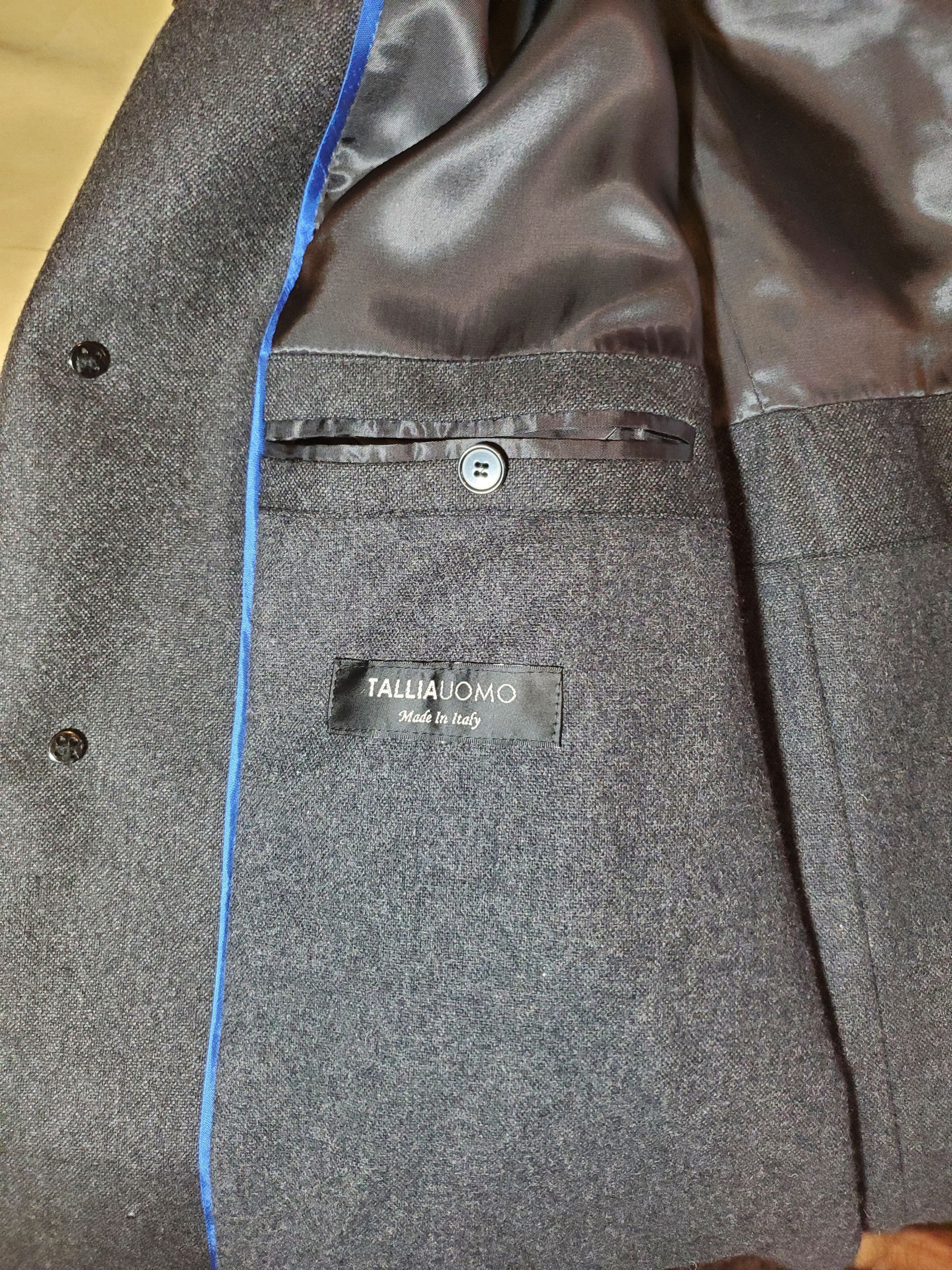 Tallia Tallia Uomo Luxury Overcoat 44R - Made in Italy Size US XL / EU 56 / 4 - 5 Thumbnail
