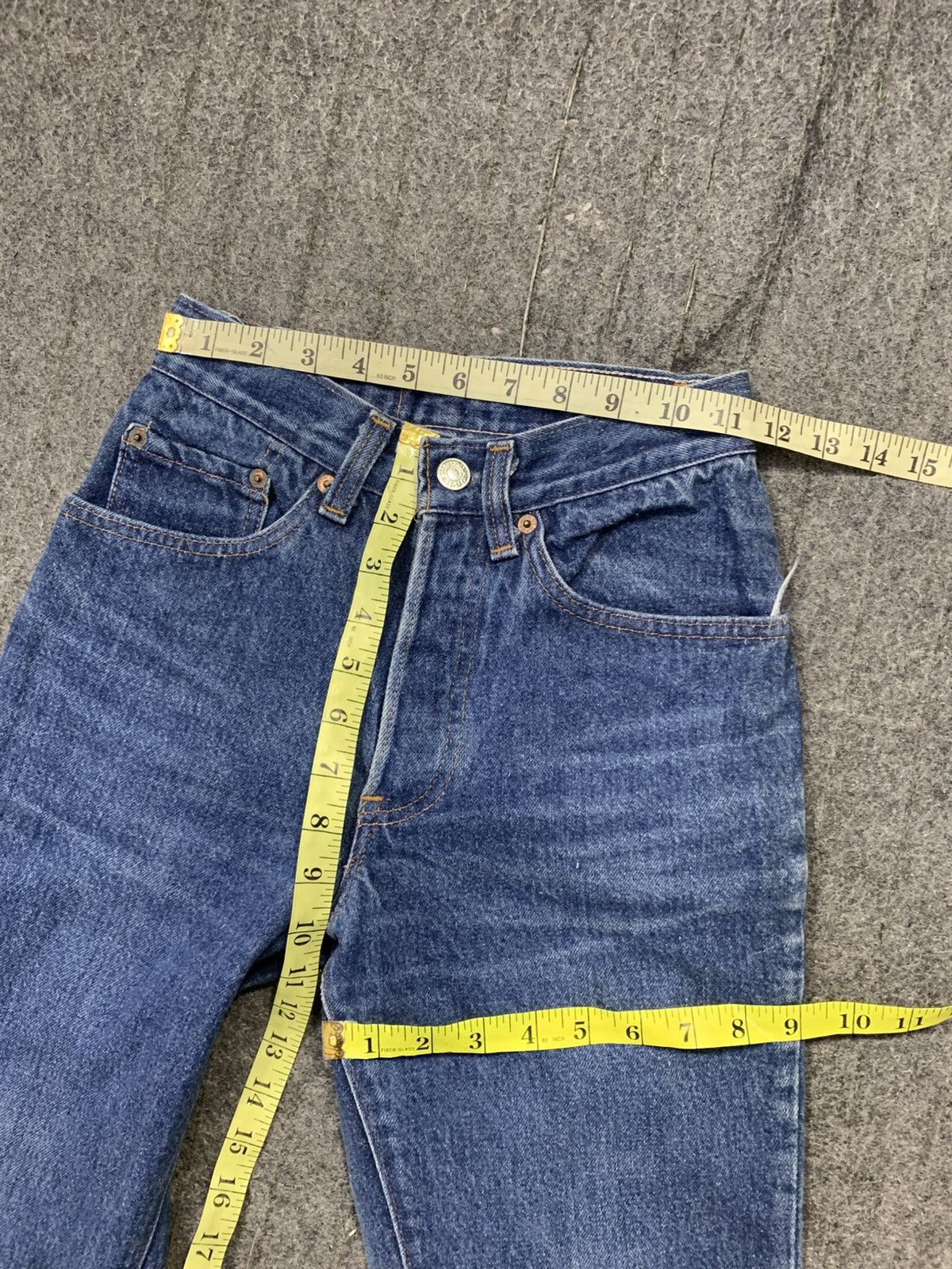 Levi's Vintage Clothing 70s 80s Lot 26501-0116 Denim Jeans Size 23" - 11 Thumbnail