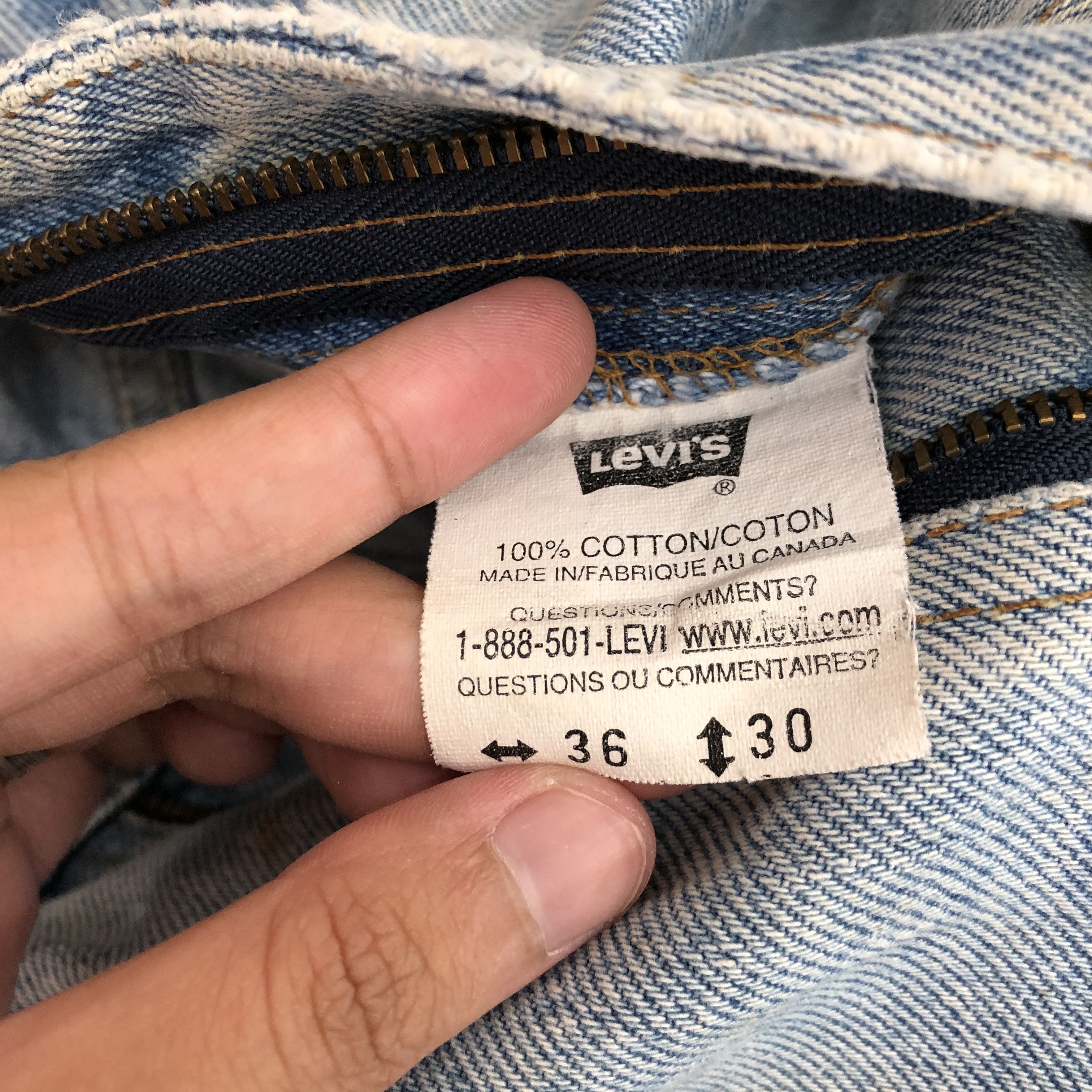 Levi's Vintage Levis Light Wash Jeans Orange Tab Levi's 665 Denim Size US 34 / EU 50 - 9 Thumbnail