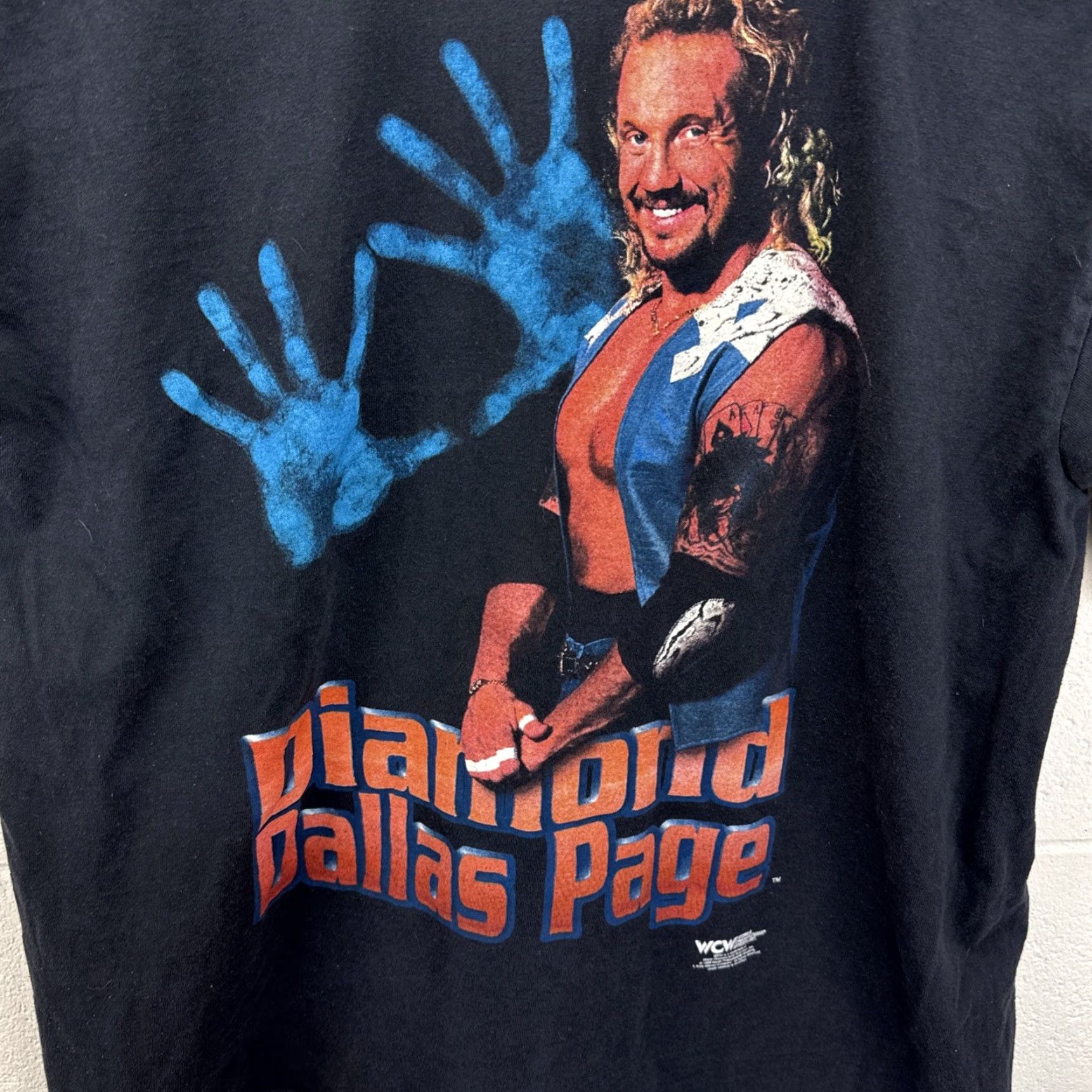 Vintage Vintage 1998 WCW Diamond Dallas Page Wrestling Shirt XL Black Crew Neck Short Sleeve T-Shirt Mens 90s Retro Logo Graphic Print Size US XL / EU 56 / 4 - 2 Thumbnail