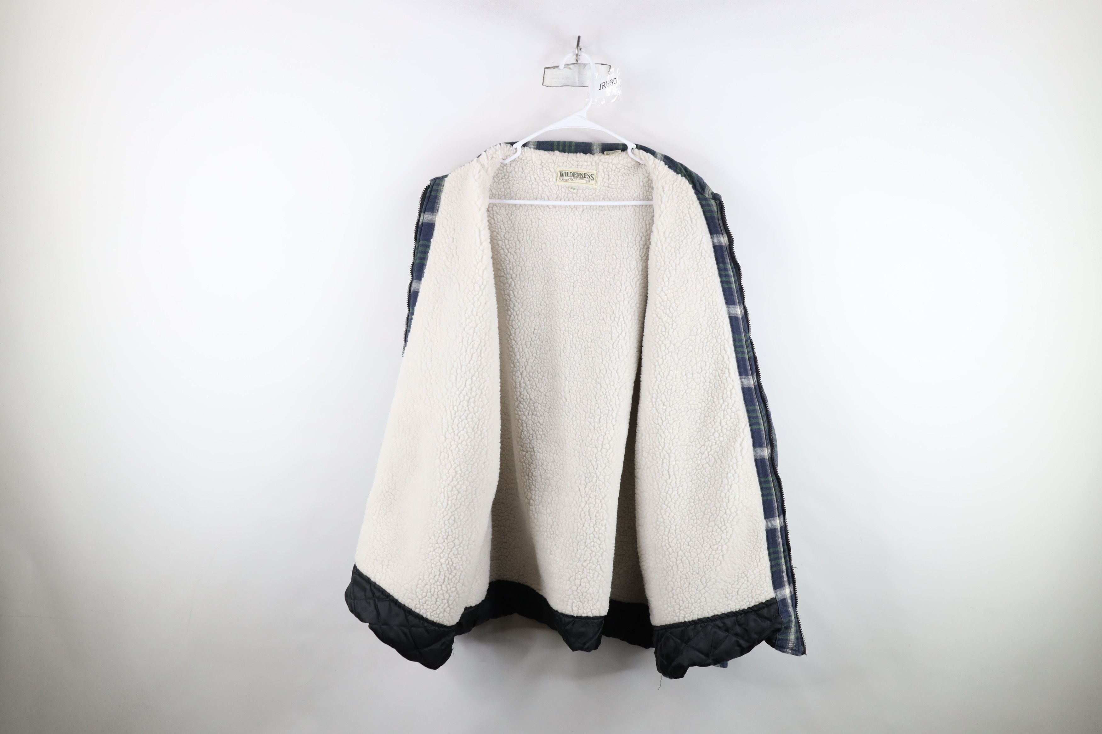 Vintage Vintage 90s Streetwear Fleece Lined Flannel Shirt Jacket Size US XXL / EU 58 / 5 - 11 Thumbnail