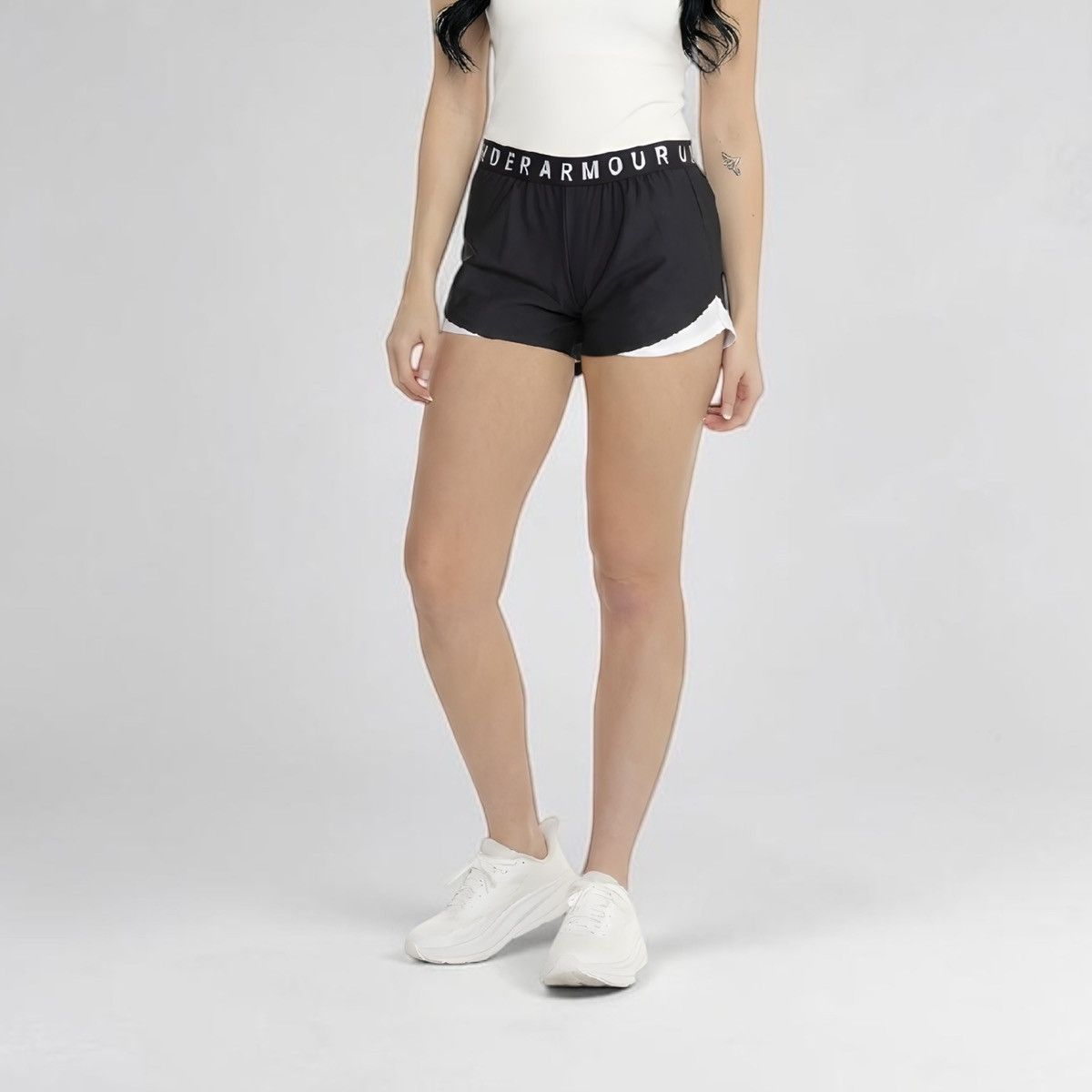 Under Armour Under Armour HeatGear® Play Up 3.0 Women’s Black Shorts Sz L Size 30" / US 8 / IT 44 - 1 Thumbnail