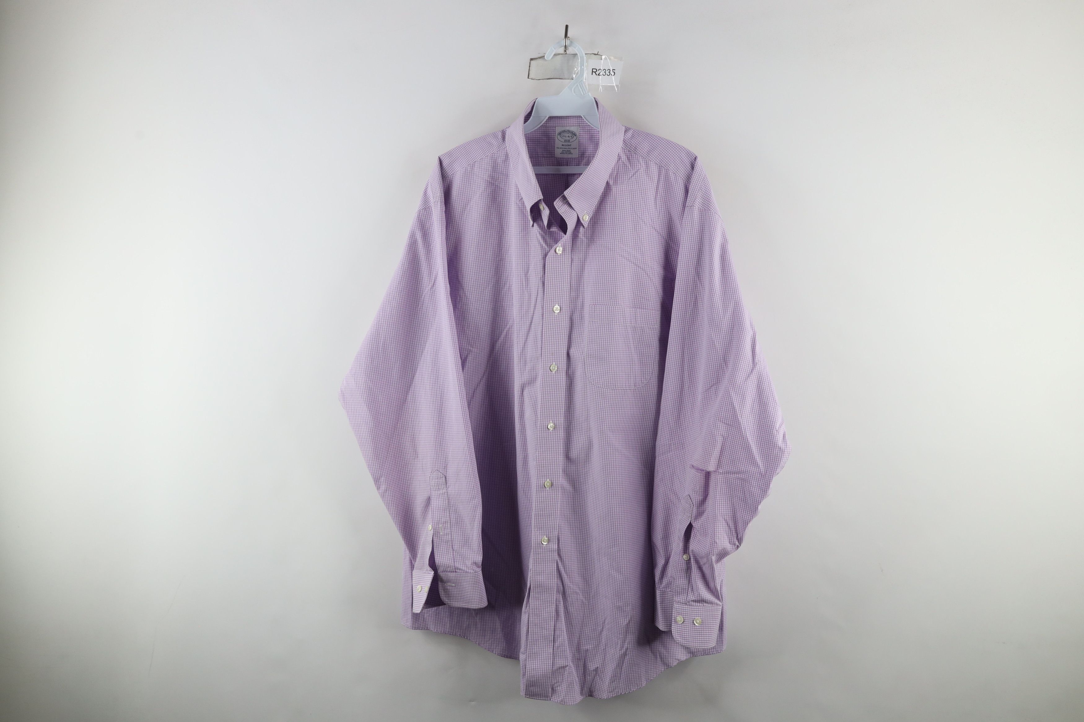Brooks Brothers × Vintage Brooks Brothers Original Cotton Button Down Shirt Purple Size US L / EU 52-54 / 3 - 1 Thumbnail