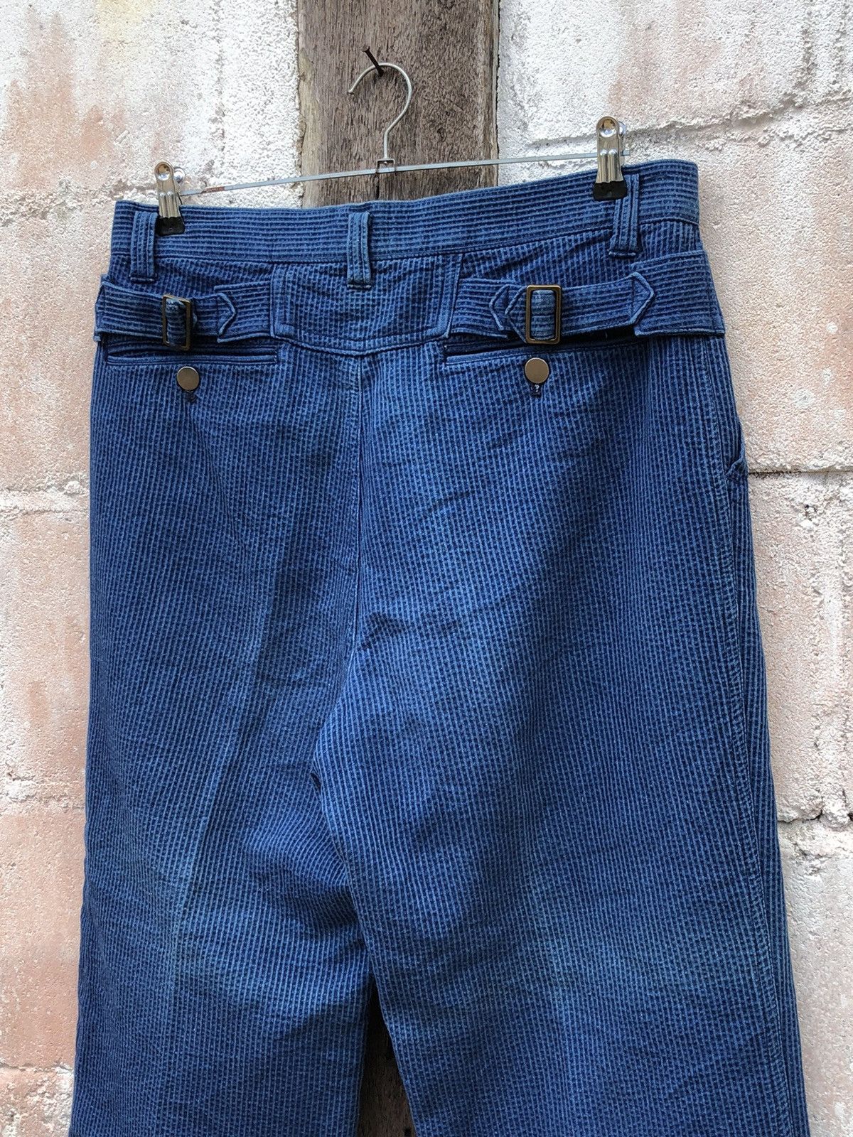 Japanese Brand Baggy Corduroy Buckle Carot Pants Life 2 by SimpleLife Size US 34 / EU 50 - 7 Thumbnail