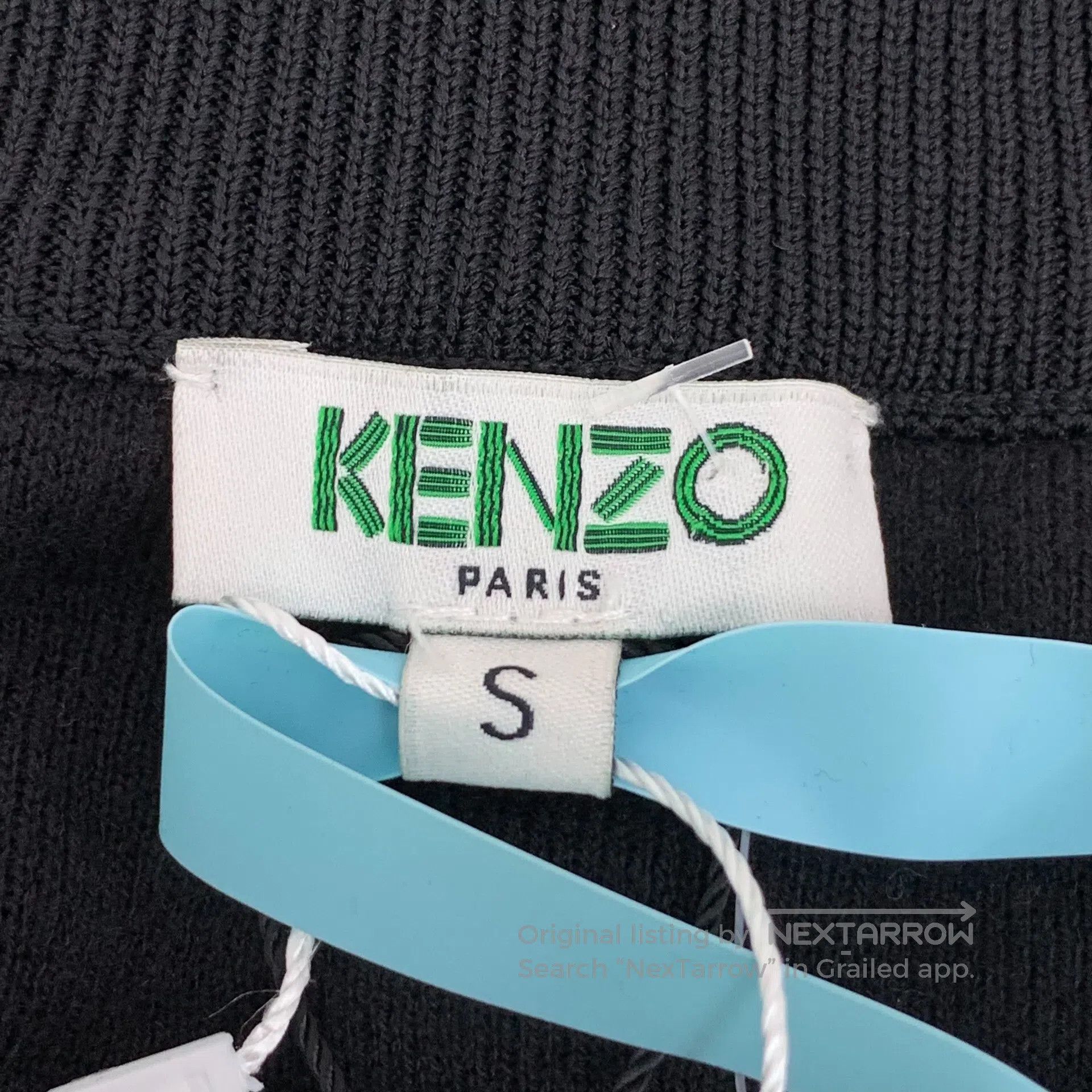 Kenzo Kenzo Black geometric pattern letter embroidery crew neck Size US S / EU 44-46 / 1 - 5 Thumbnail