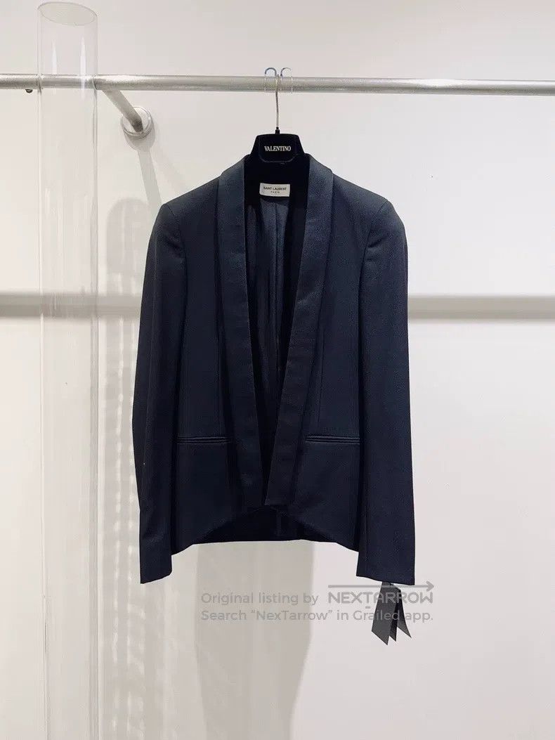 Saint Laurent Paris Saint Laurent Paris Shawl Collar Wool Jacket i Size US S / EU 44-46 / 1 - 1 Thumbnail