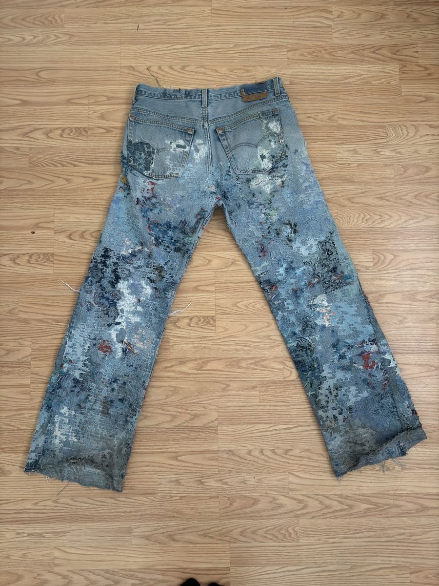 Ends Repair Ends Repair Boro Denim Size US 33 - 9 Thumbnail