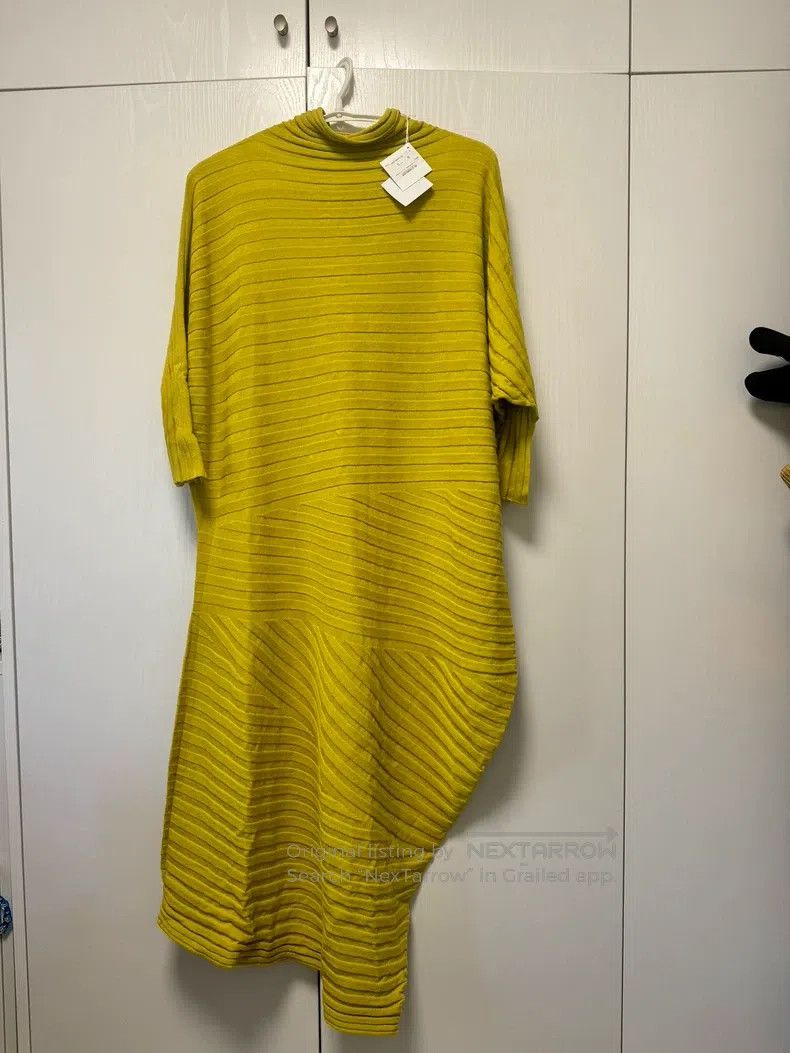 Issey Miyake Issey Miyake Irregular Yellow Dress Size M / US 6-8 / IT 42-44 - 1 Thumbnail