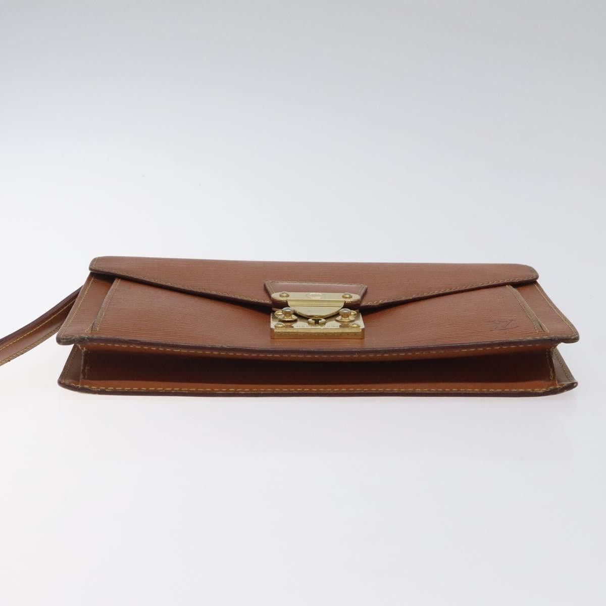 Louis Vuitton LOUIS VUITTON Epi Serie Dragonne Hand Bag Zipangu Gold Size ONE SIZE - 6 Thumbnail